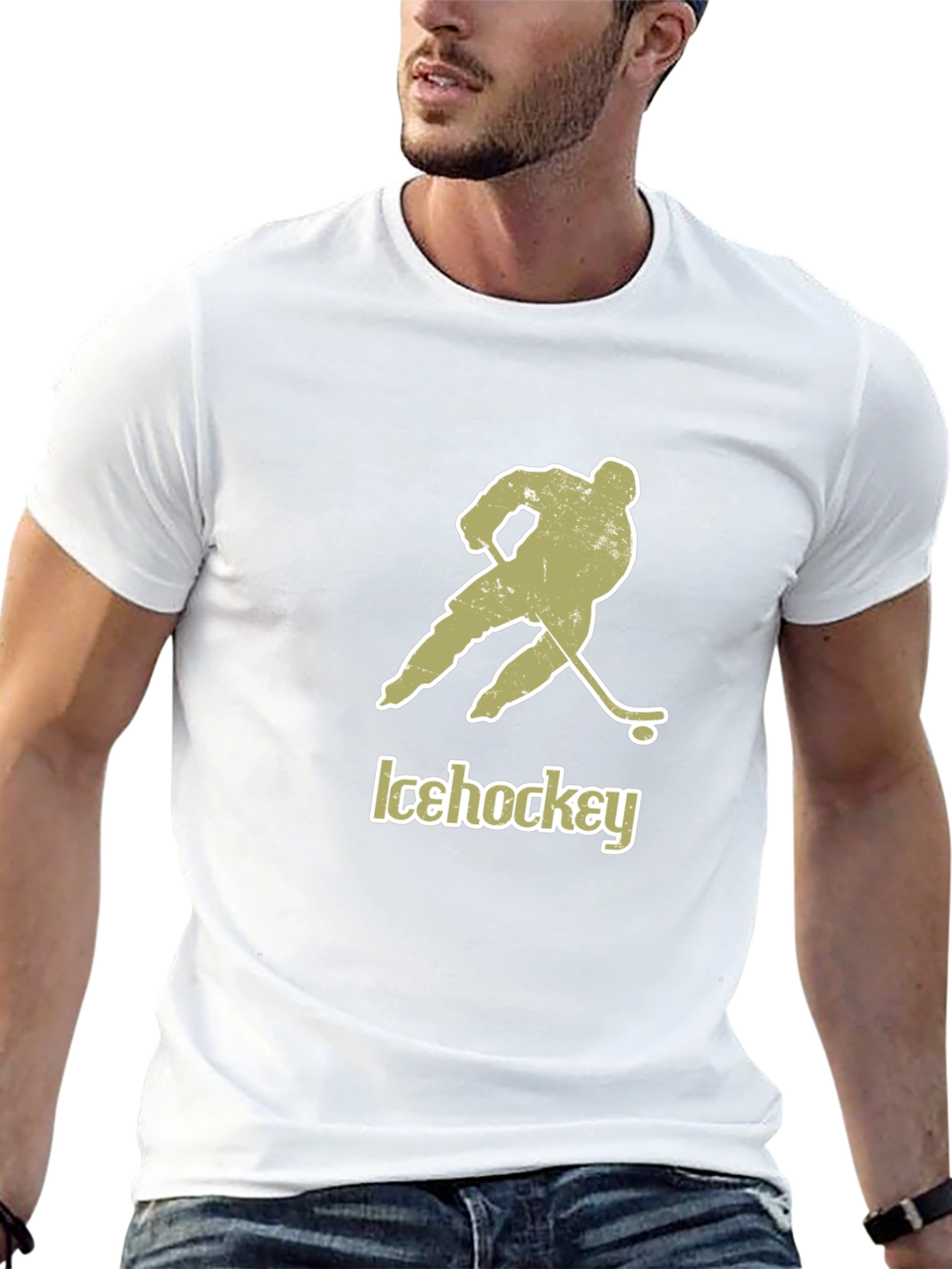 Ice Hockey Graphic Tee - Cool Sportswear