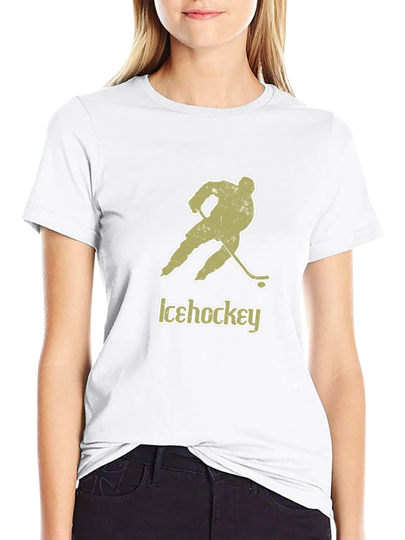 Ice Hockey Graphic Tee - Cool Sportswear