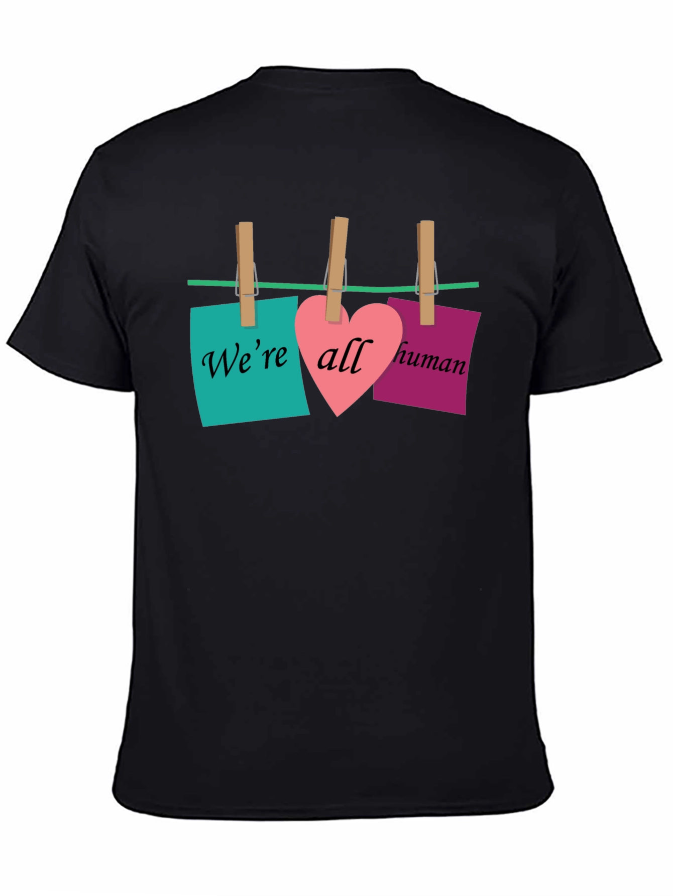 Were All Human T-Shirt - Equality & Love Design