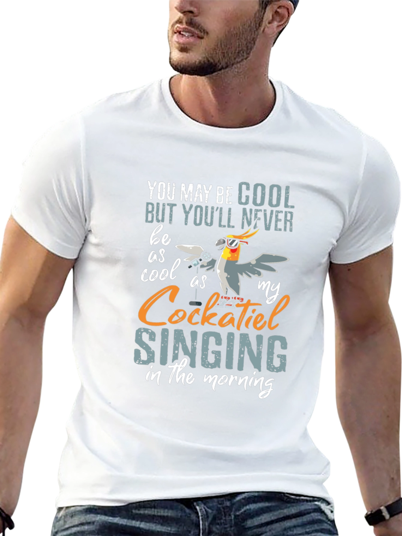 Cool Cockatiel Singing T-Shirt