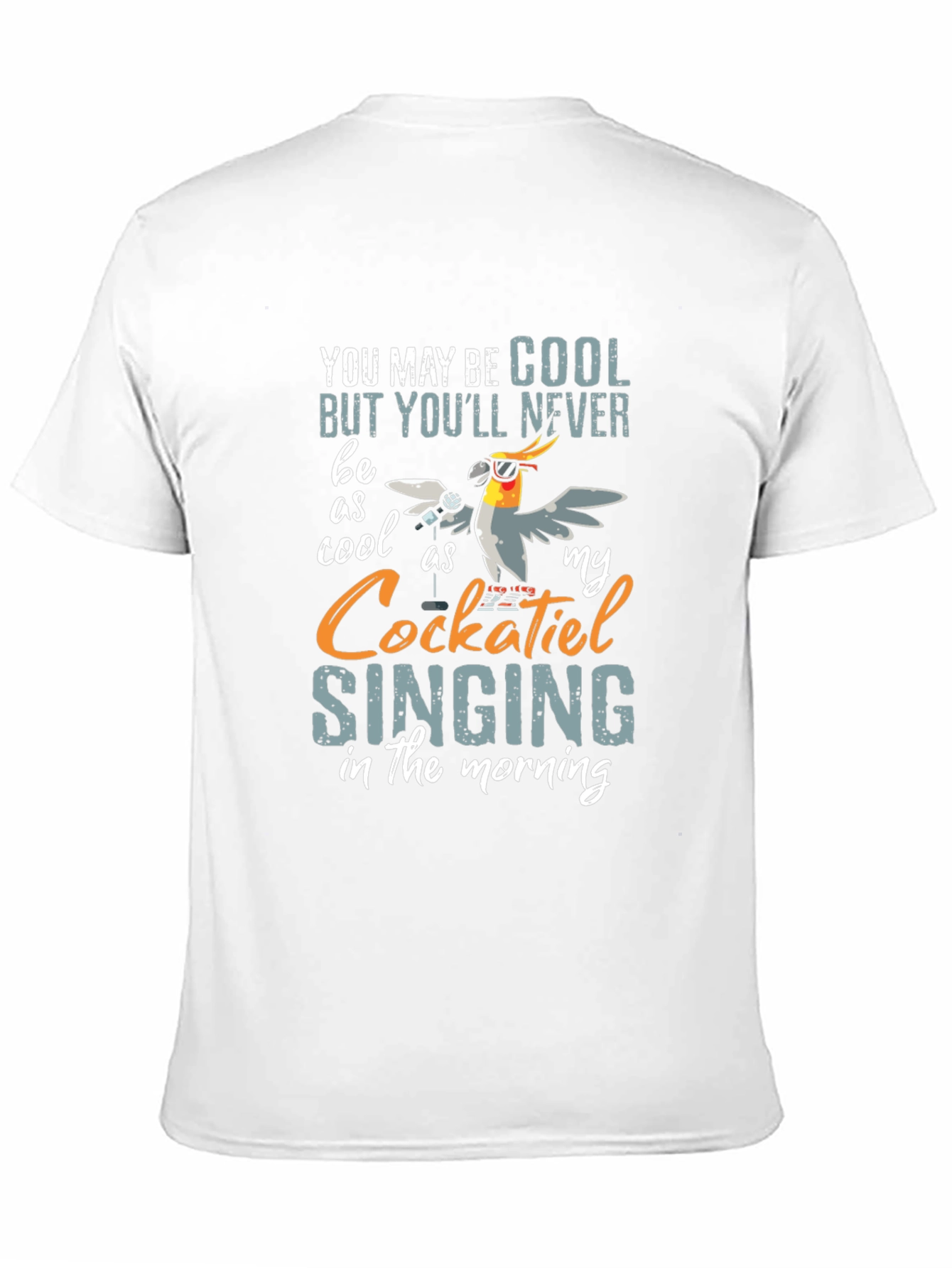 Cool Cockatiel Singing T-Shirt
