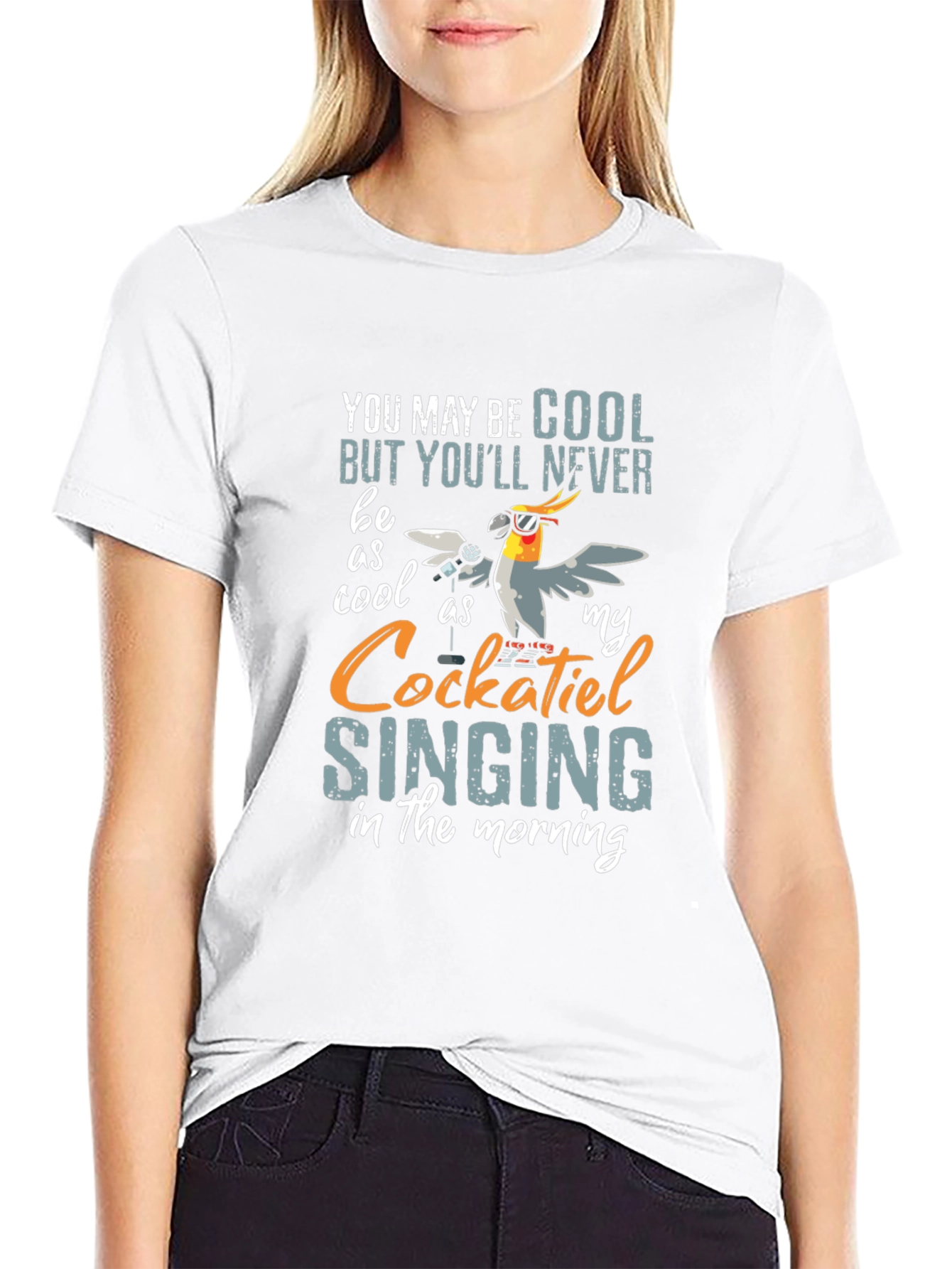Cool Cockatiel Singing T-Shirt