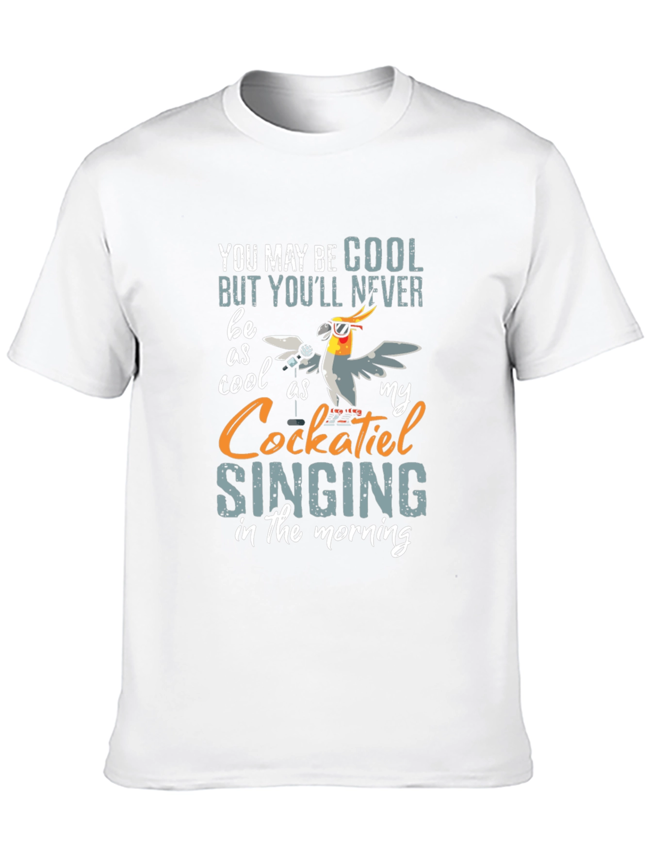 Cool Cockatiel Singing T-Shirt