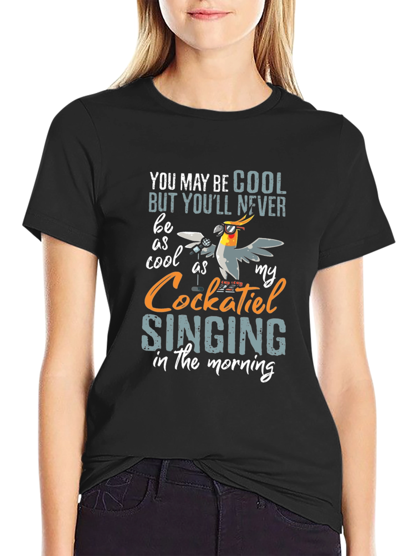 Cool Cockatiel Singing T-Shirt