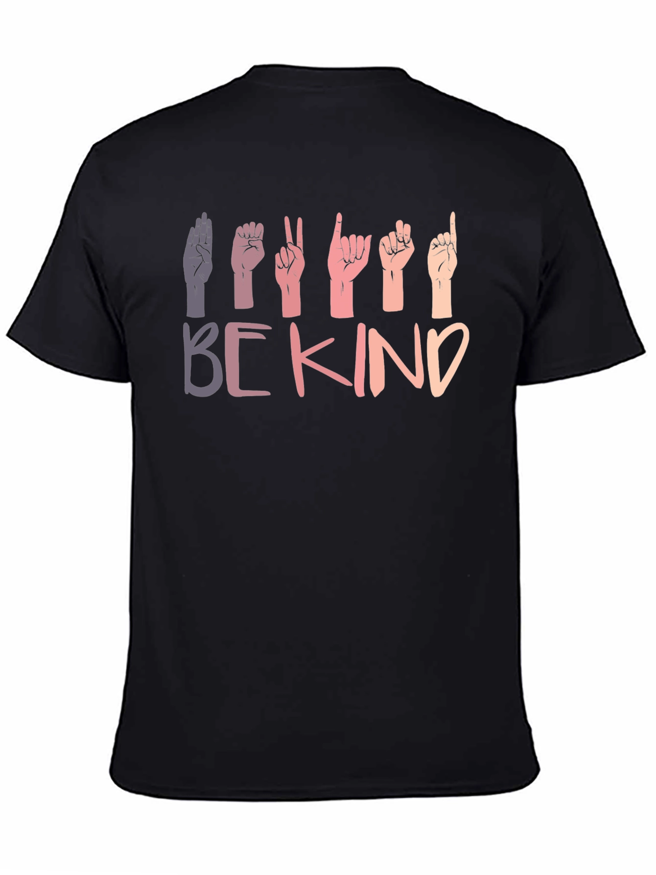 Be Kind ASL Sign Language Graphic T-Shirt