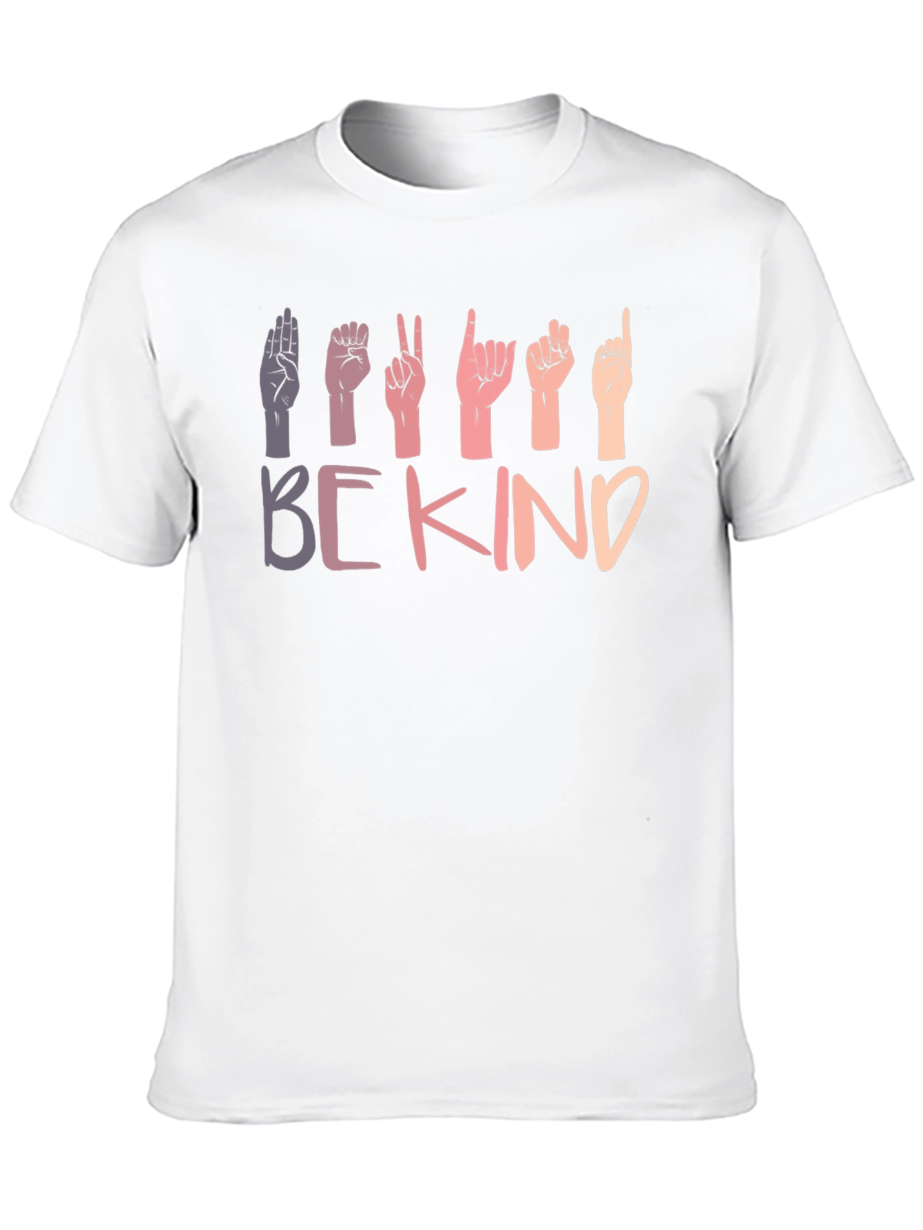 Be Kind ASL Sign Language Graphic T-Shirt
