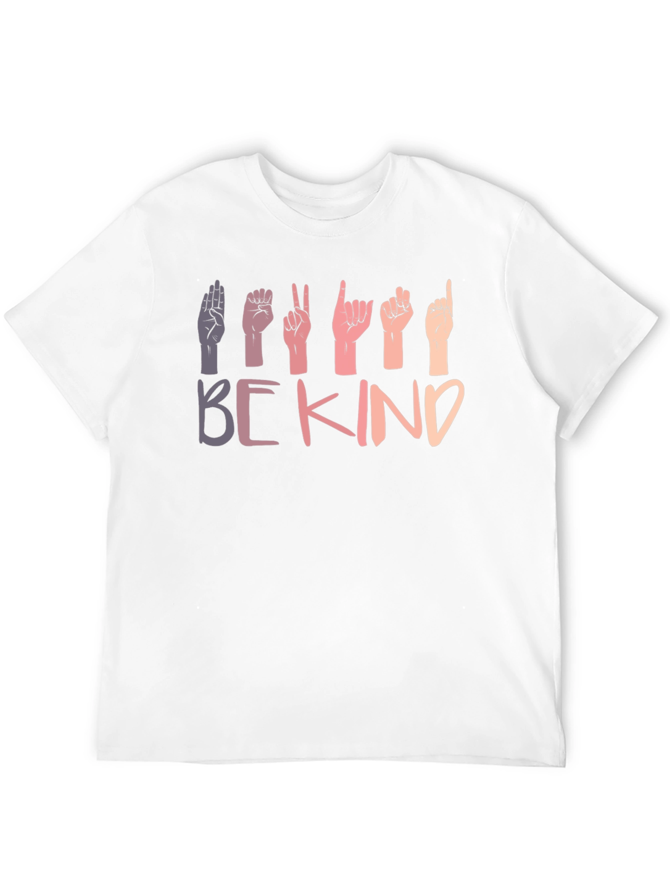 Be Kind ASL Sign Language Graphic T-Shirt