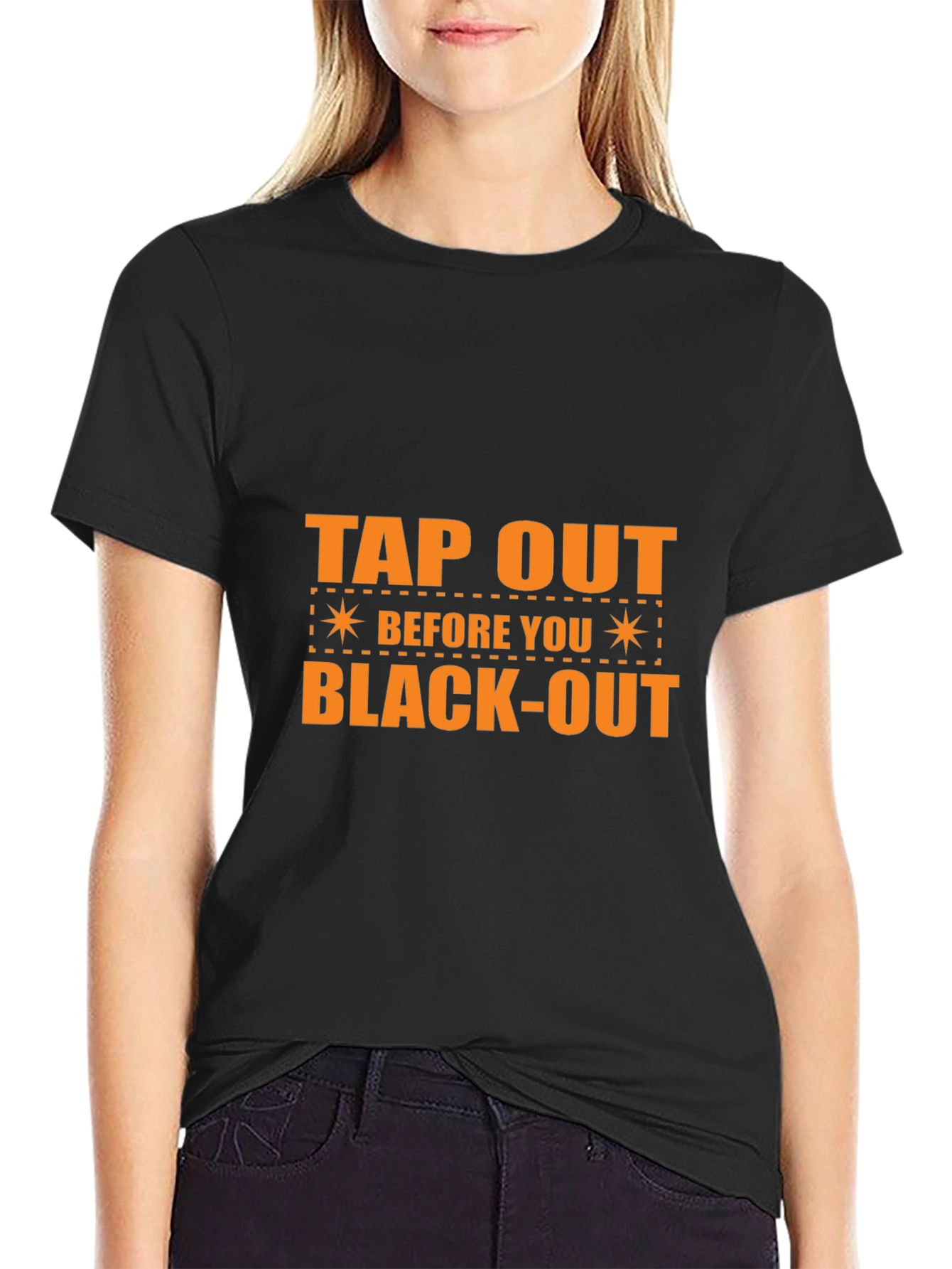 Tap Out Before You Black-Out Graphic T-Shirt