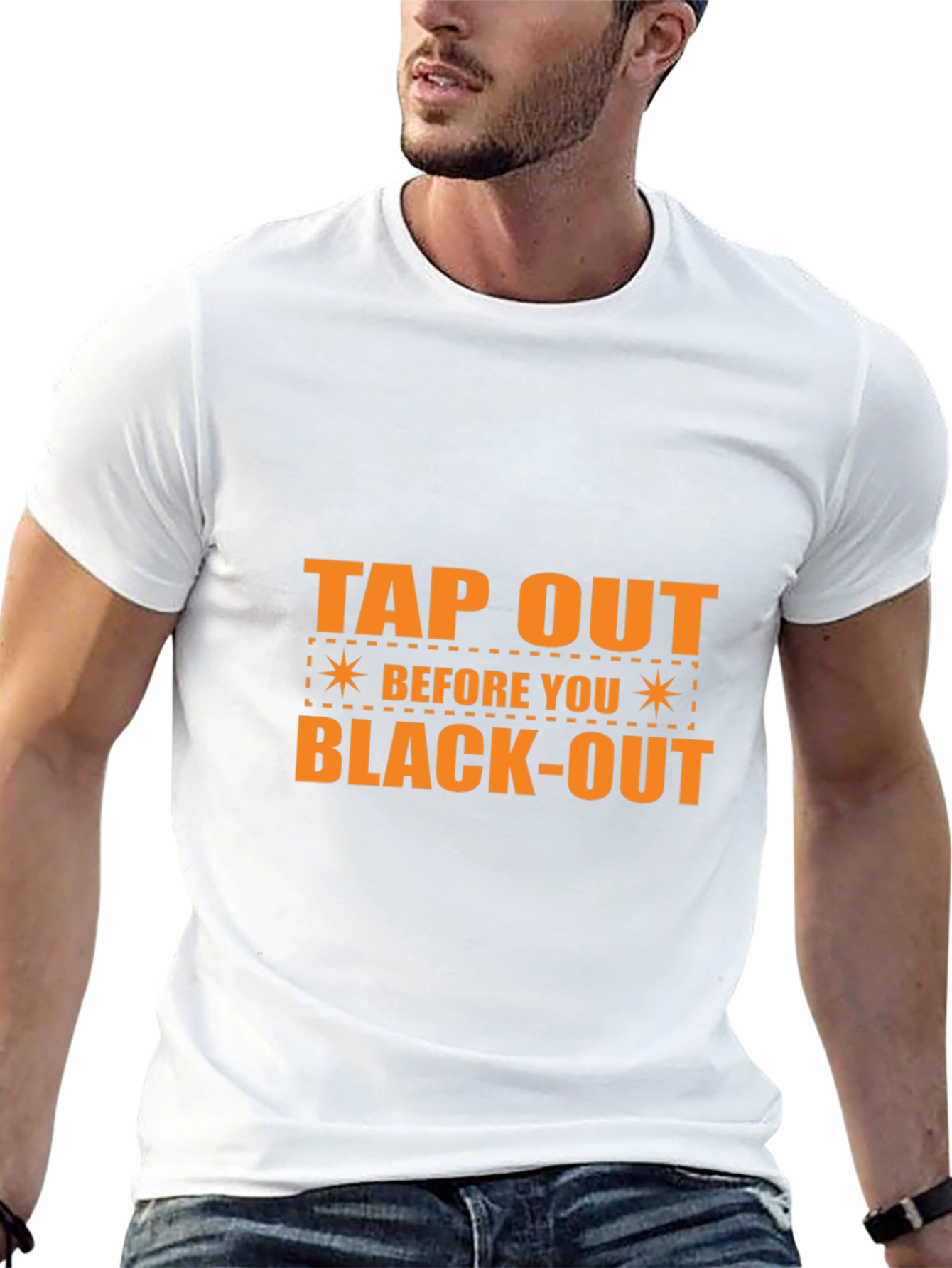 Tap Out Before You Black-Out Graphic T-Shirt
