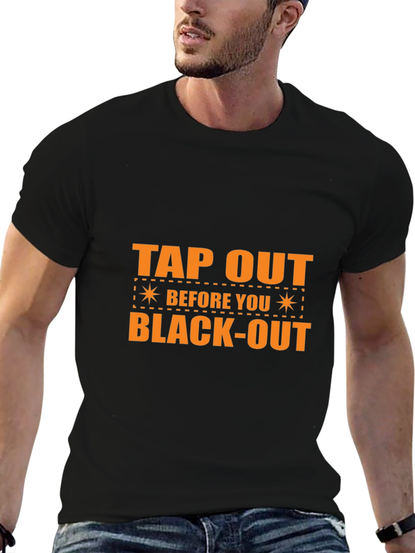Tap Out Before You Black-Out Graphic T-Shirt