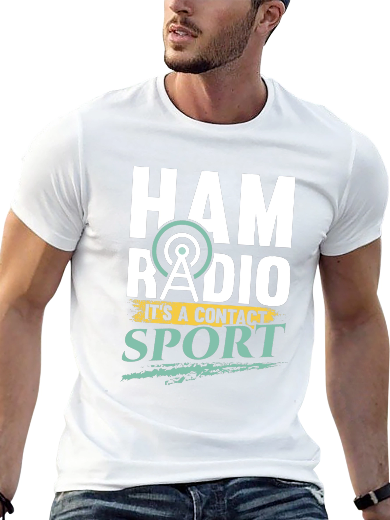 Ham Radio T-Shirt: Its a Contact Sport!