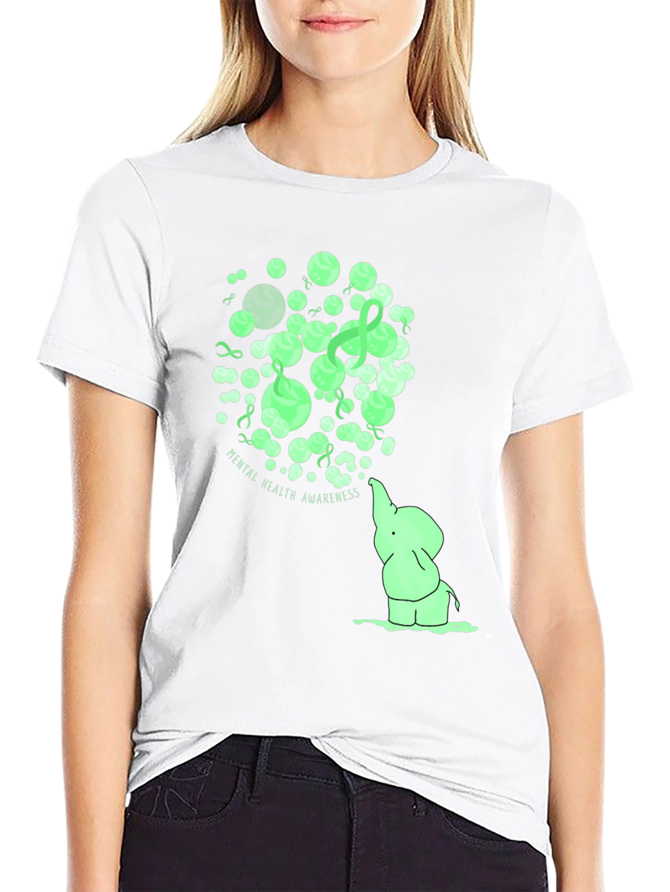Mental Health Awareness Elephant T-Shirt