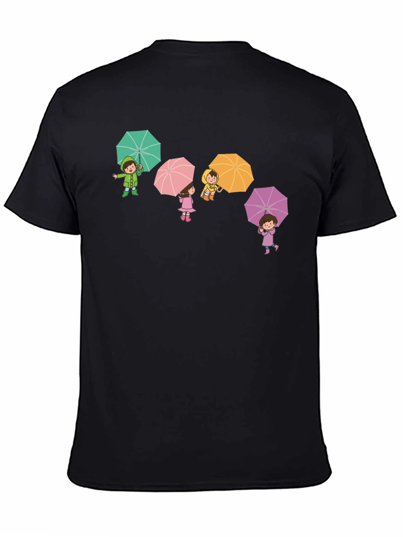 Umbrella Kids Graphic Tee - Black