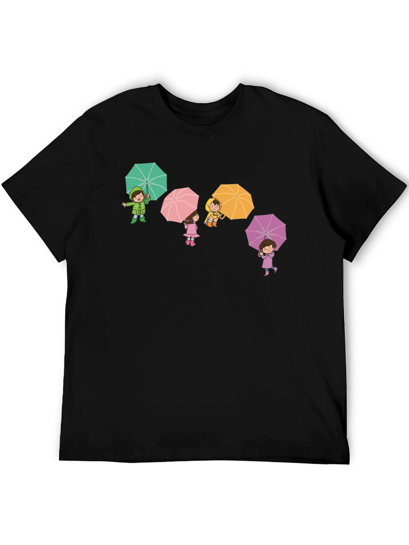 Umbrella Kids Graphic Tee - Black