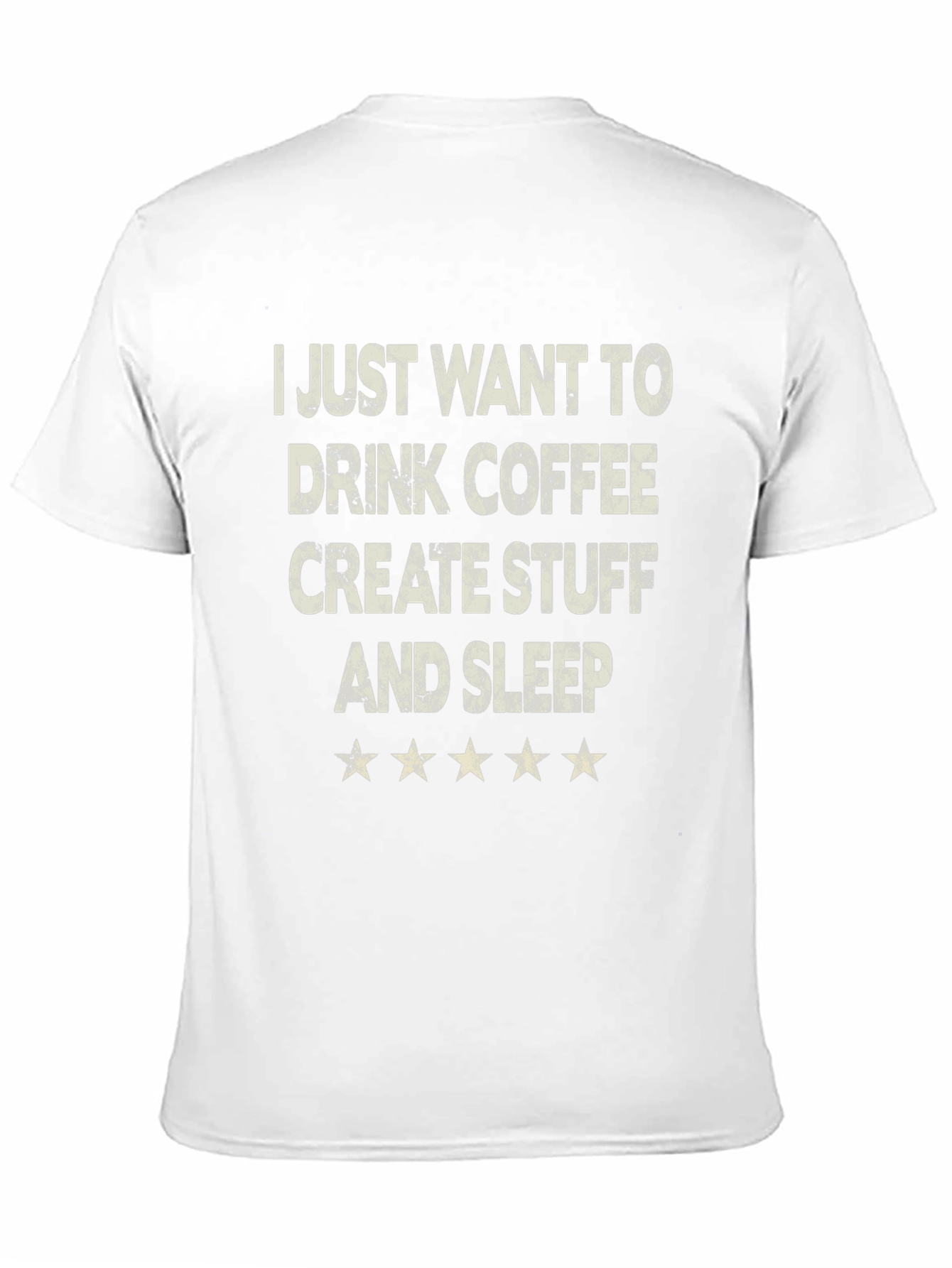 Coffee Create Sleep Black Graphic Tee