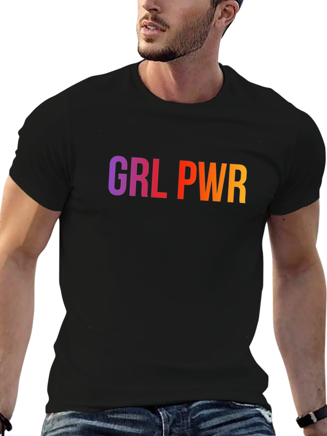 GRL PWR Graphic Tee - Empowering Style