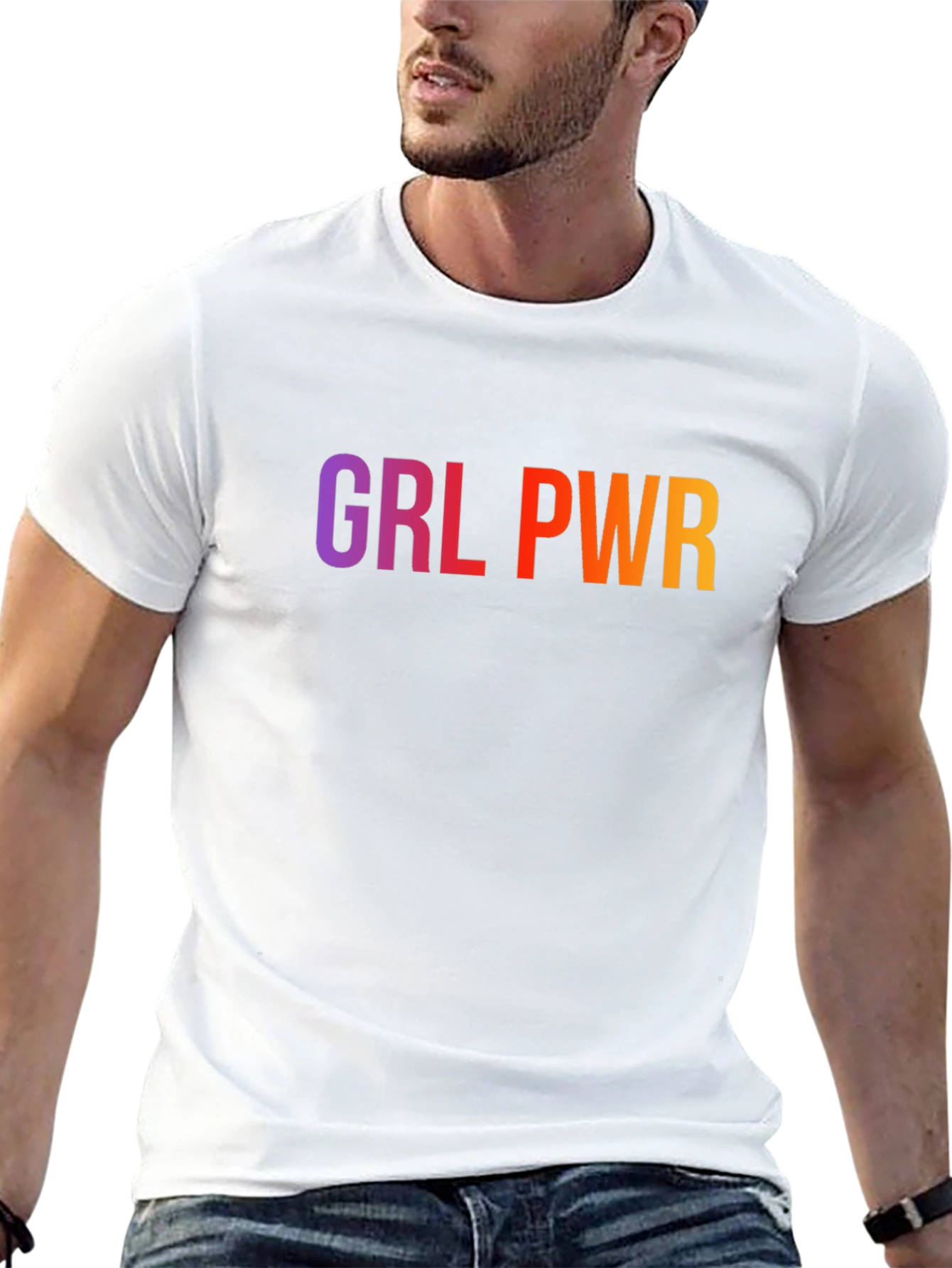 GRL PWR Graphic Tee - Empowering Style