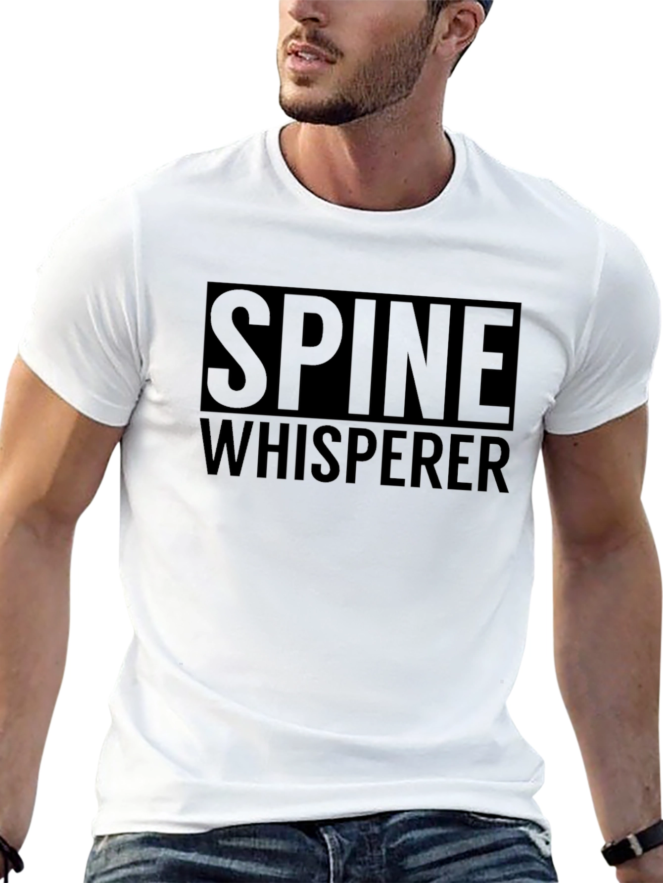 Spine Whisperer Graphic Tee - Black