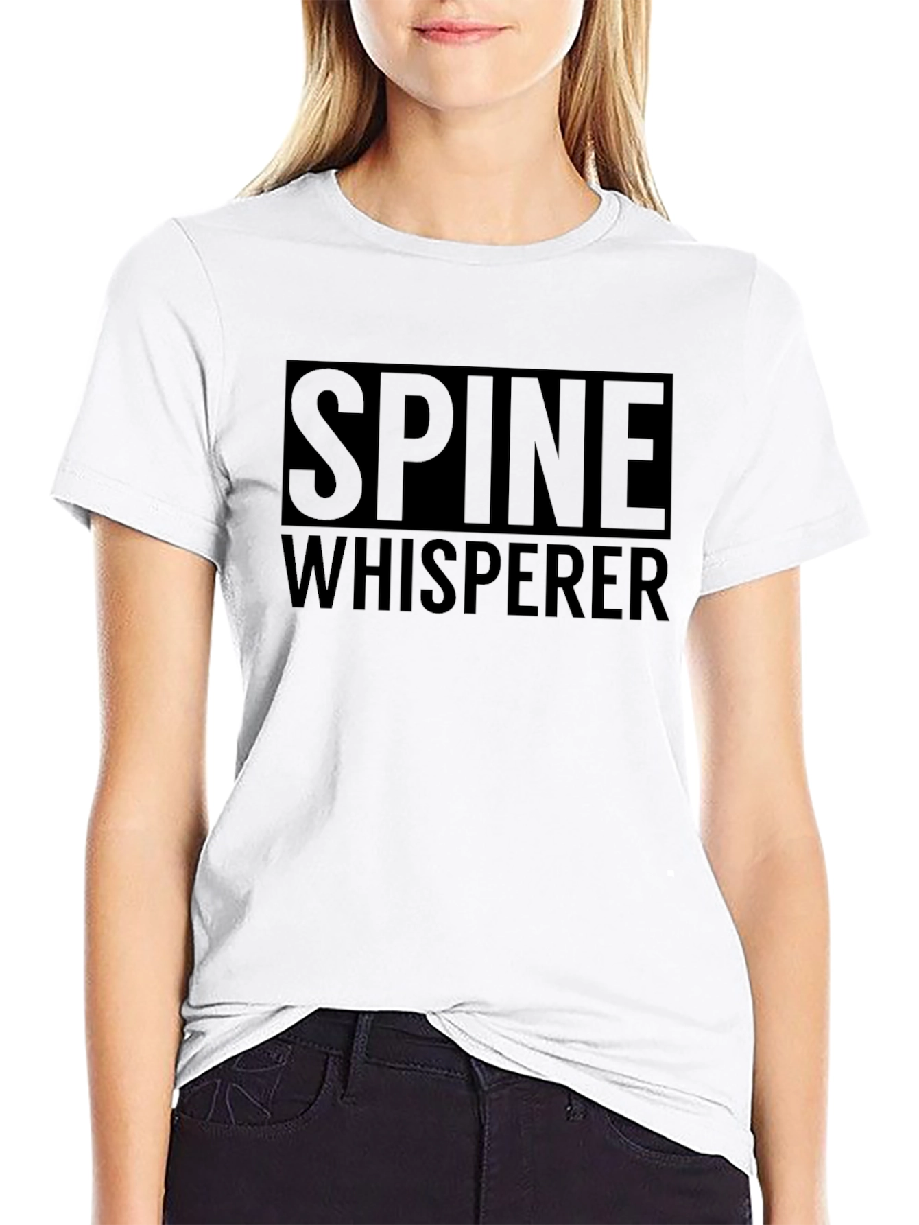 Spine Whisperer Graphic Tee - Black