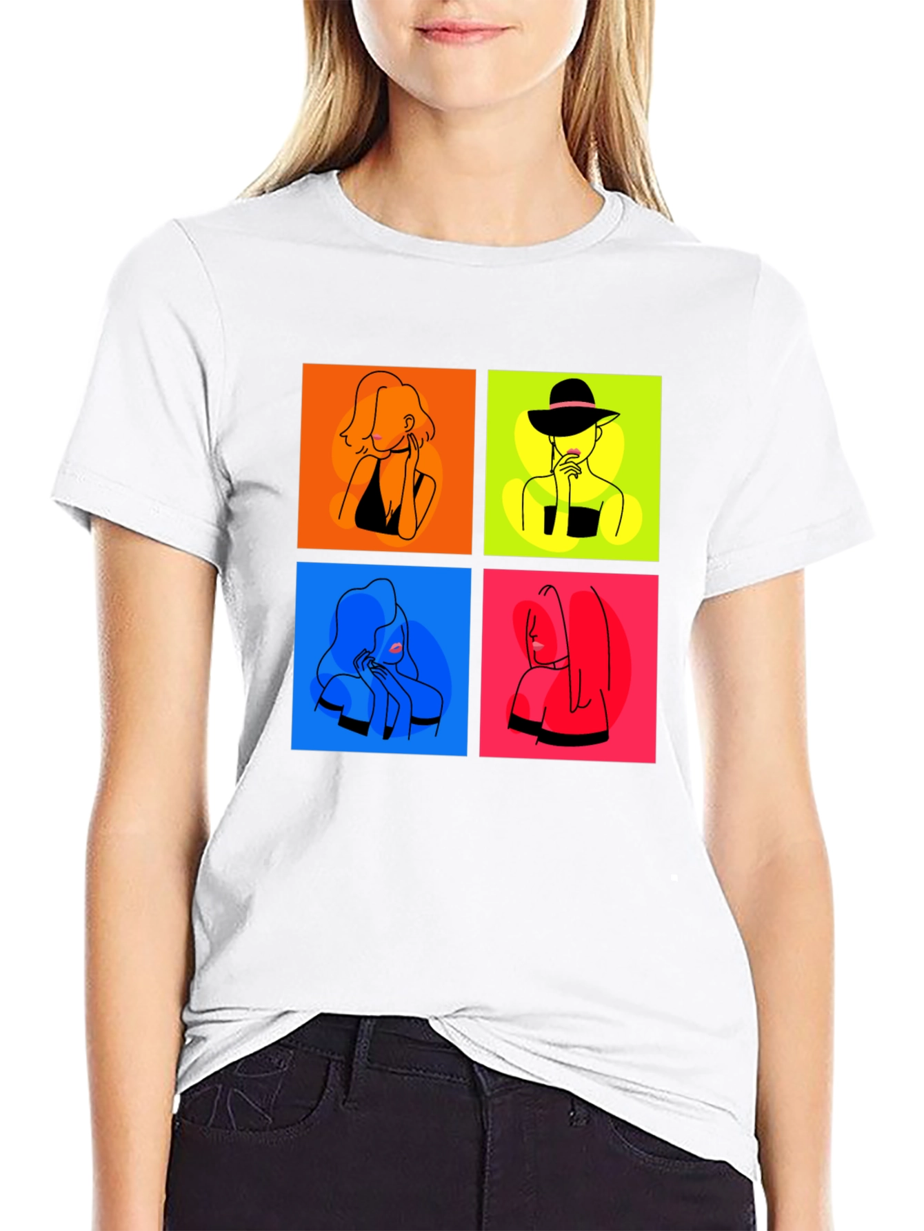 Modern Art Womens T-Shirt
