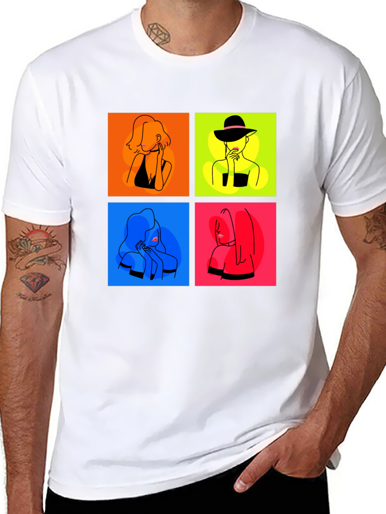 Modern Art Womens T-Shirt