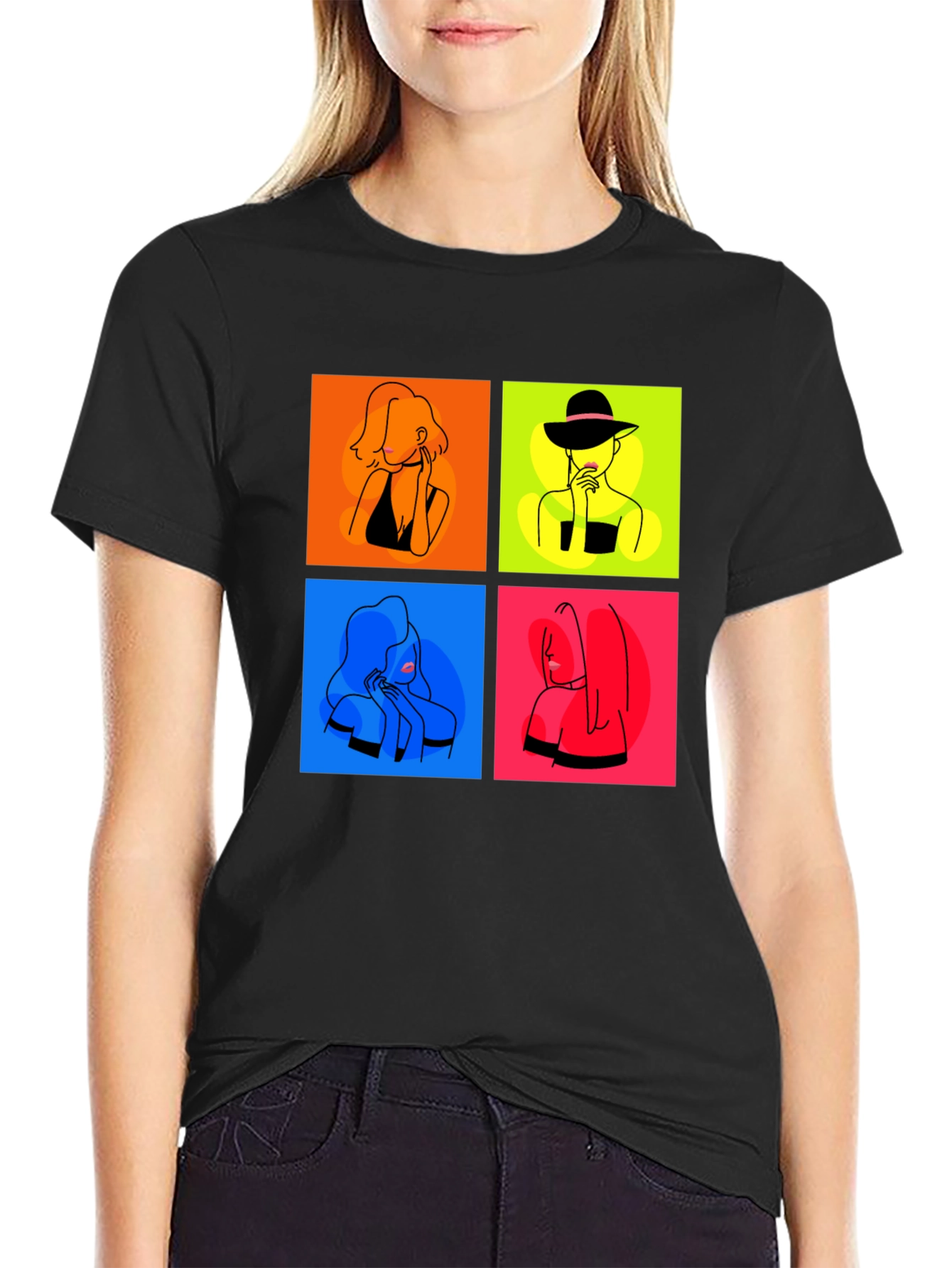 Modern Art Womens T-Shirt