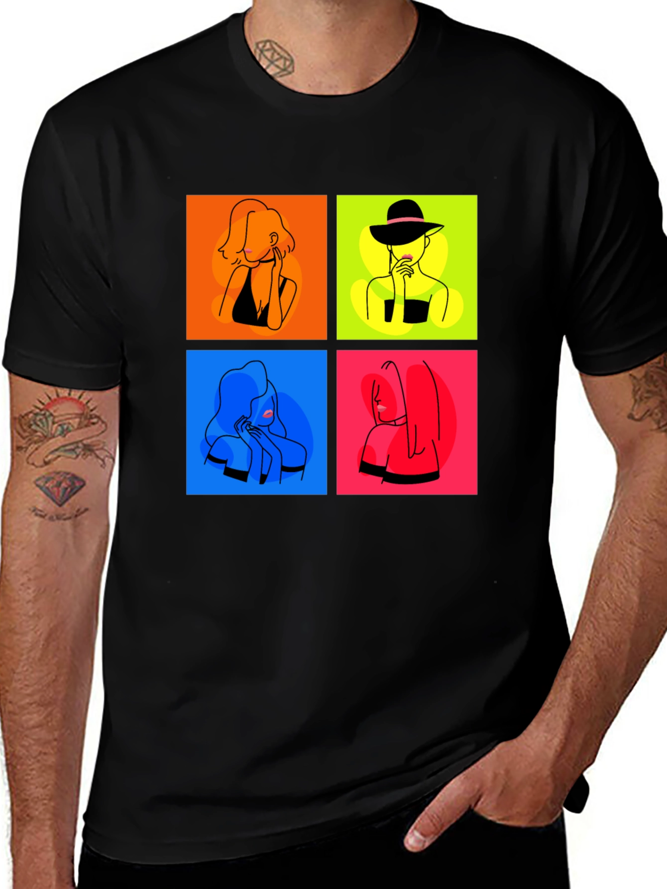 Modern Art Womens T-Shirt