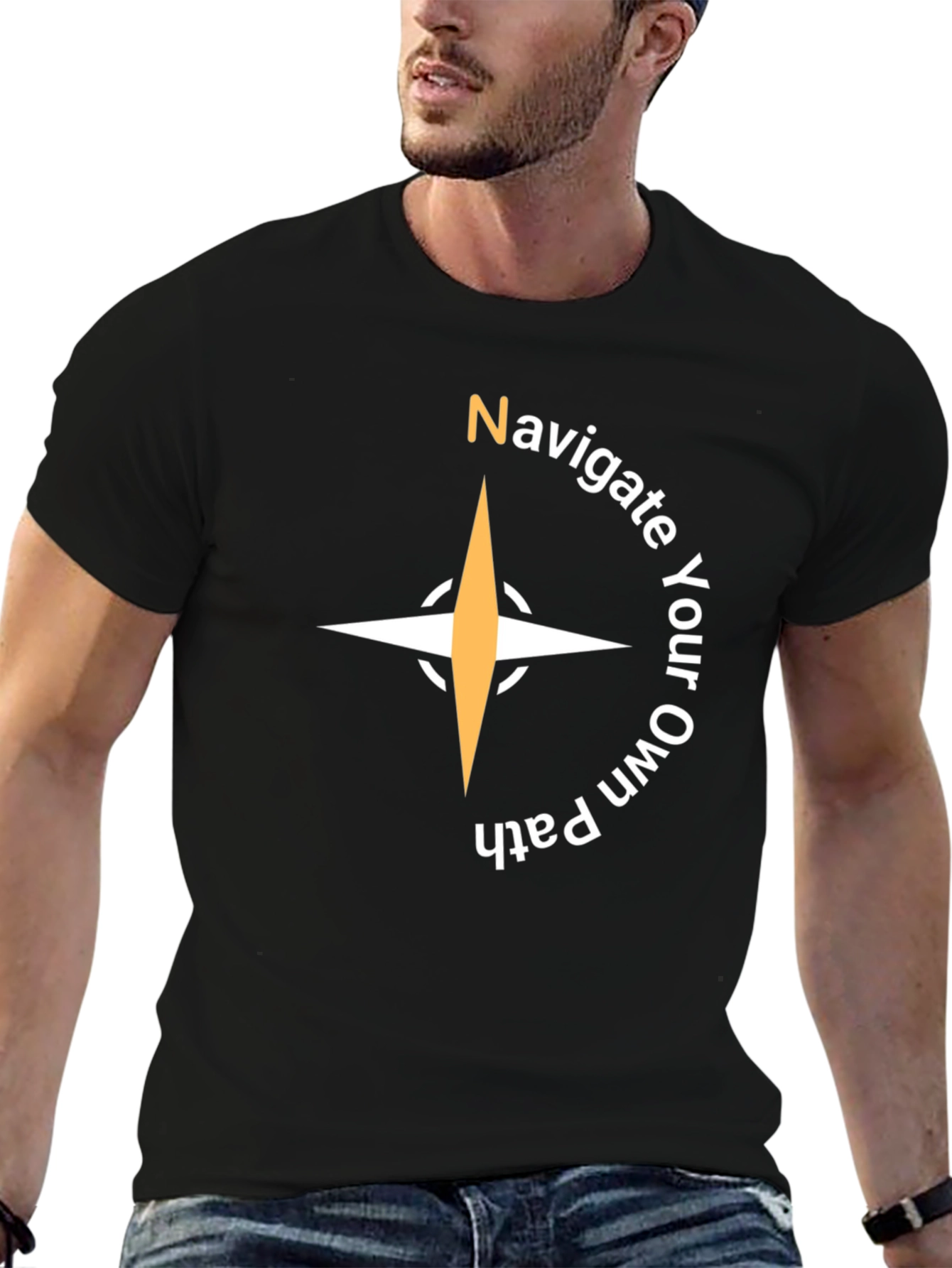 Navigate Your Own Path Compass T-Shirt