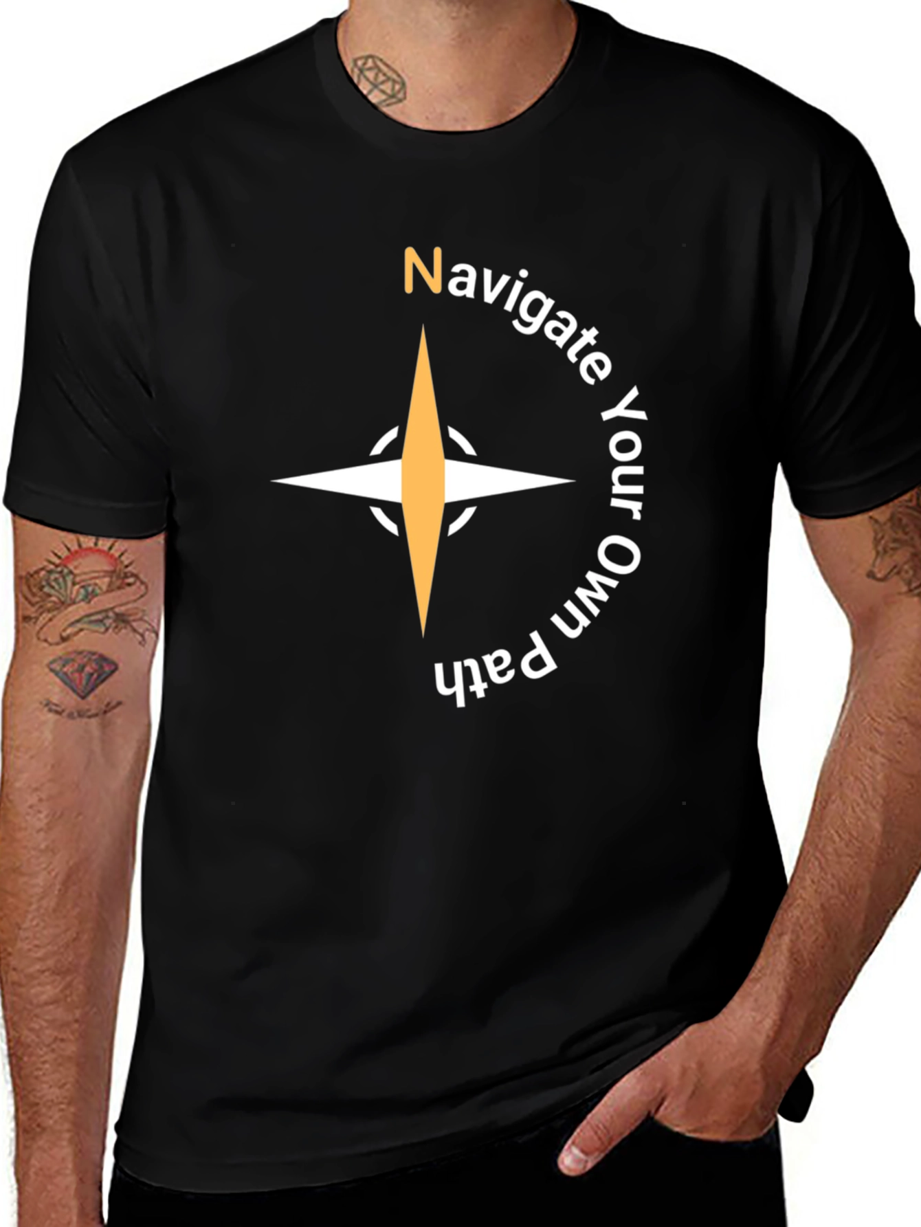Navigate Your Own Path Compass T-Shirt