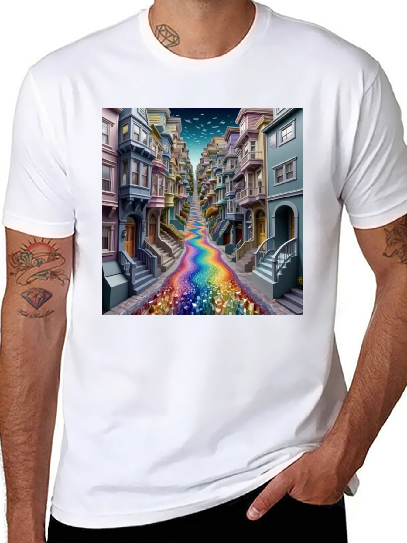 Rainbow Street T-Shirt