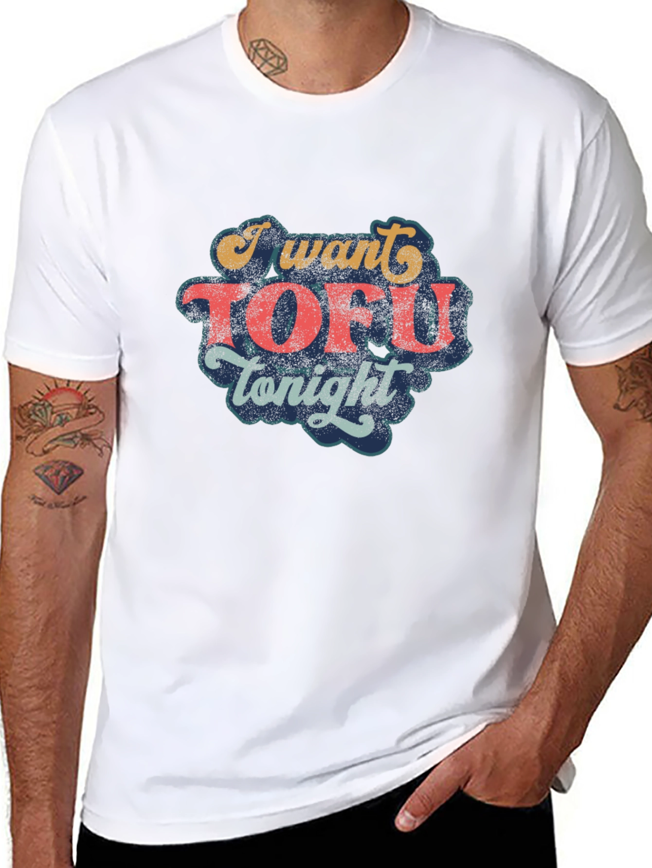 I Want Tofu Tonight Graphic Tee - Vegan Shirt