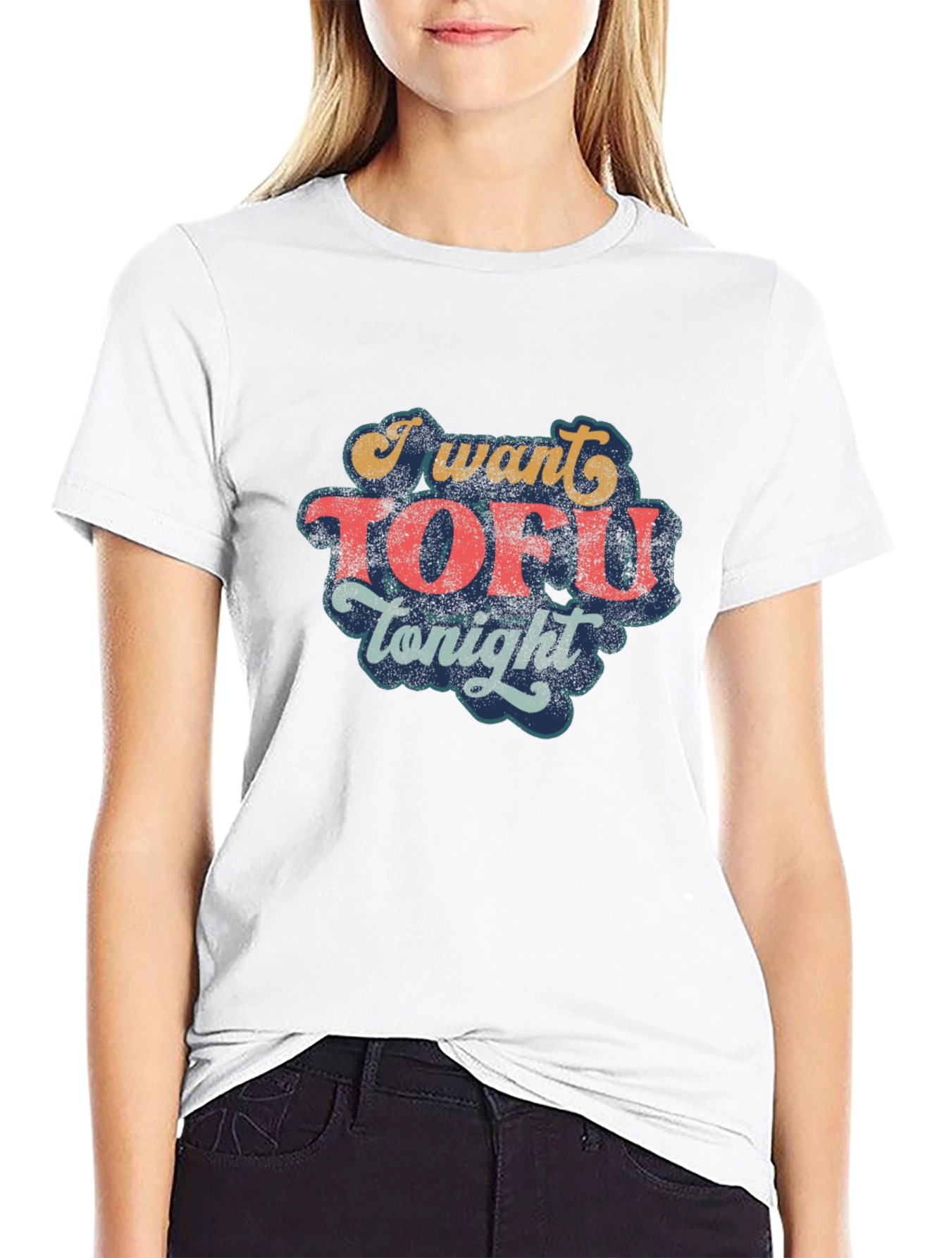 I Want Tofu Tonight Graphic Tee - Vegan Shirt