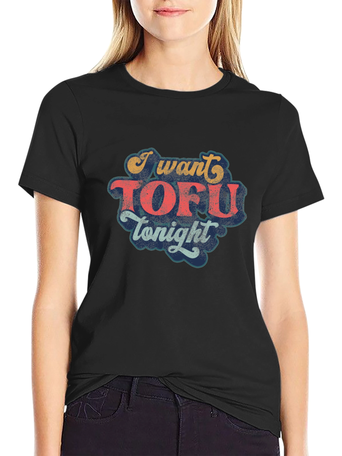 I Want Tofu Tonight Graphic Tee - Vegan Shirt