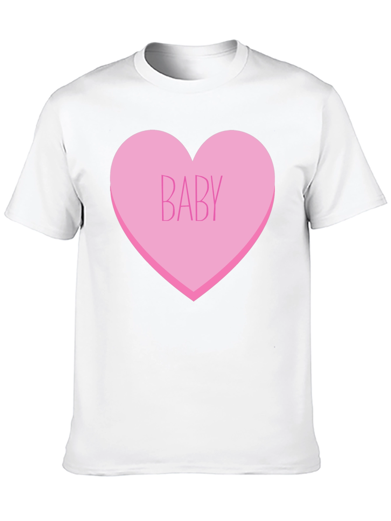 Baby Heart Graphic Tee - Black
