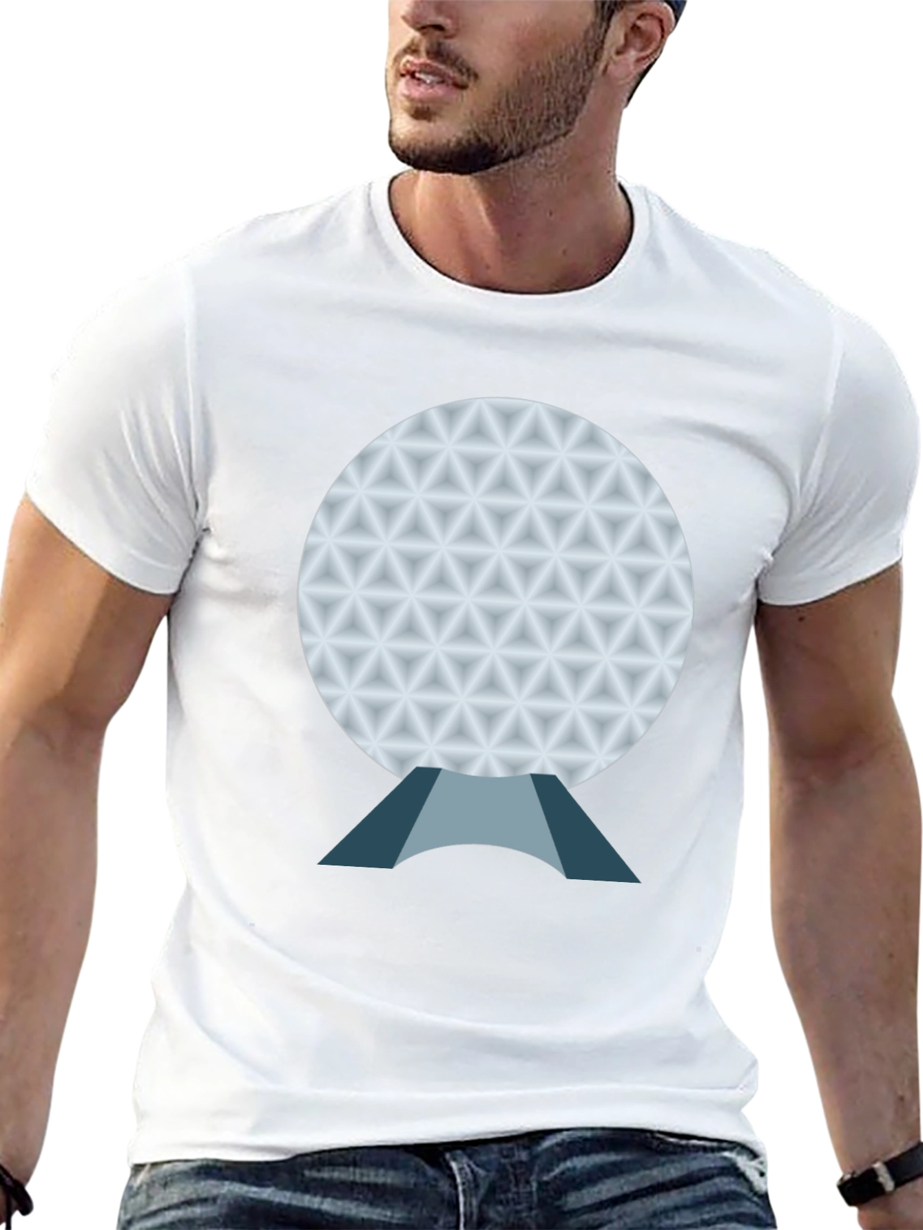 Spaceship Earth Black T-Shirt