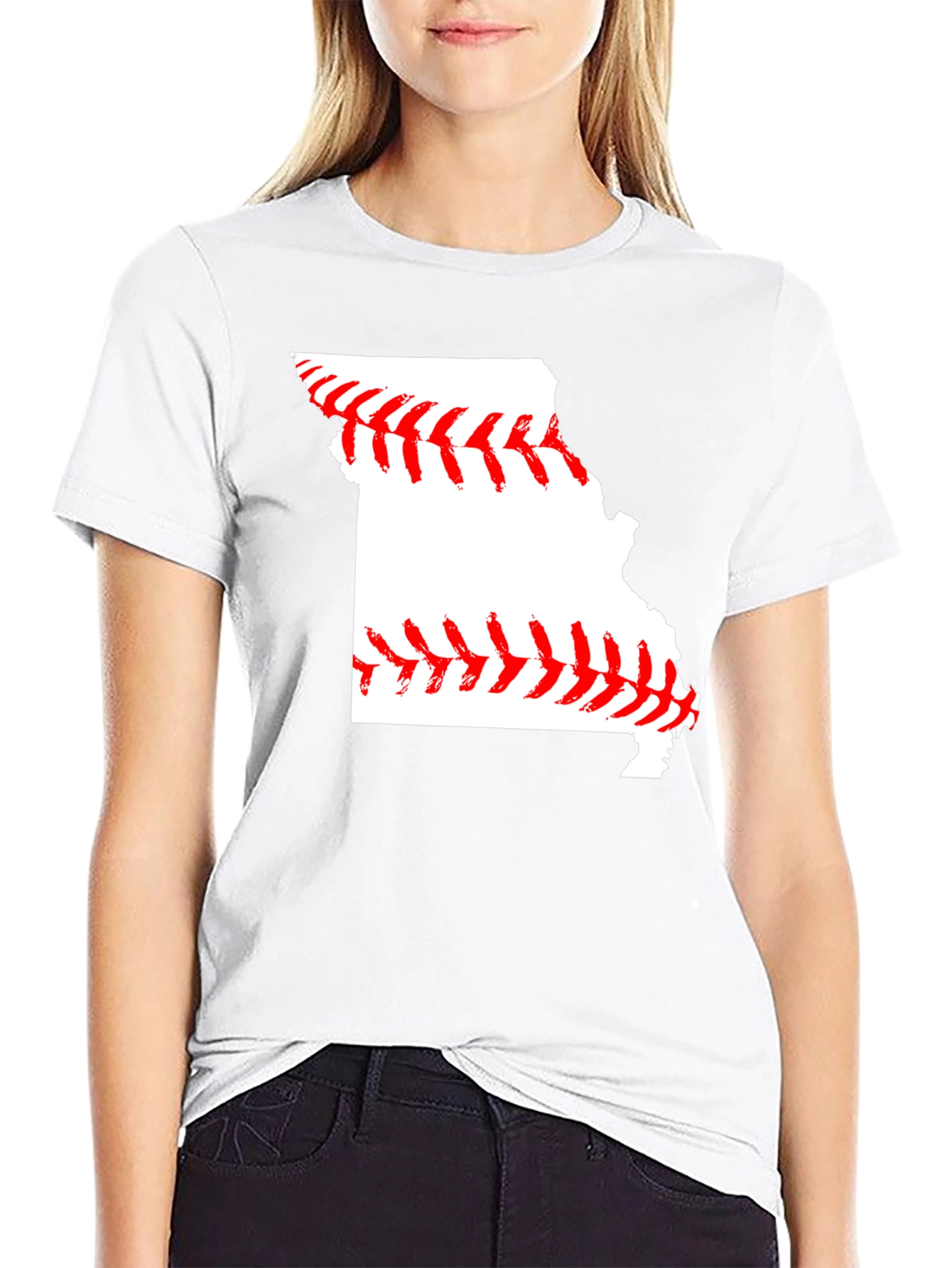 Missouri Baseball State Pride Tee