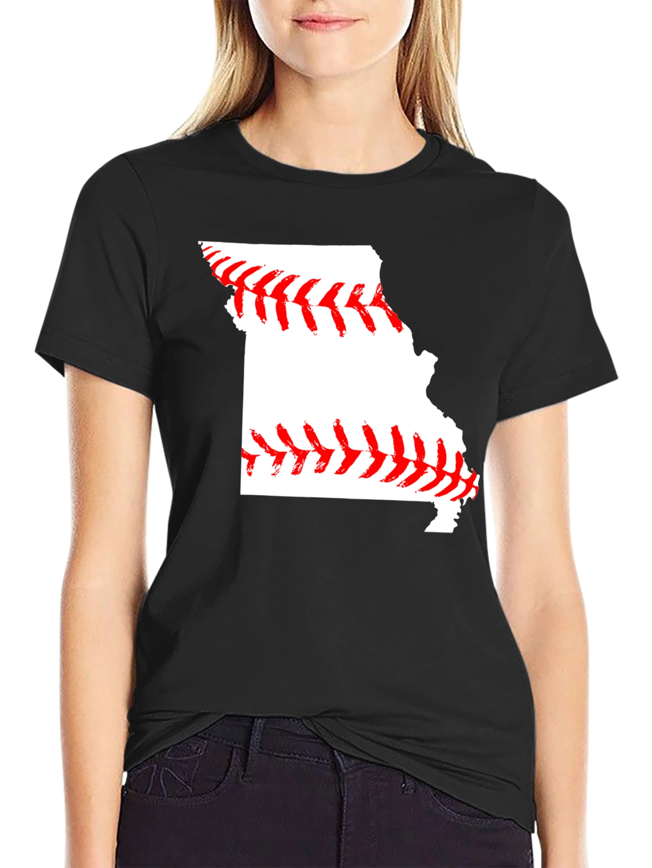 Missouri Baseball State Pride Tee