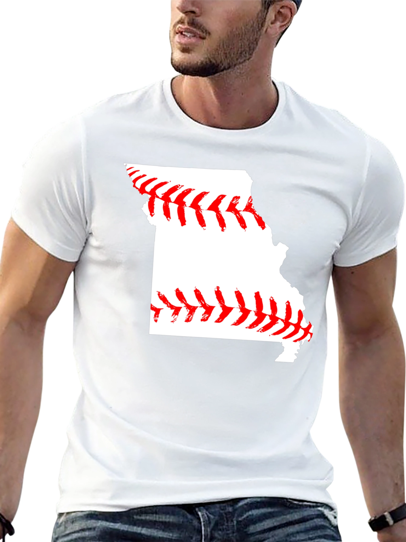 Missouri Baseball State Pride Tee