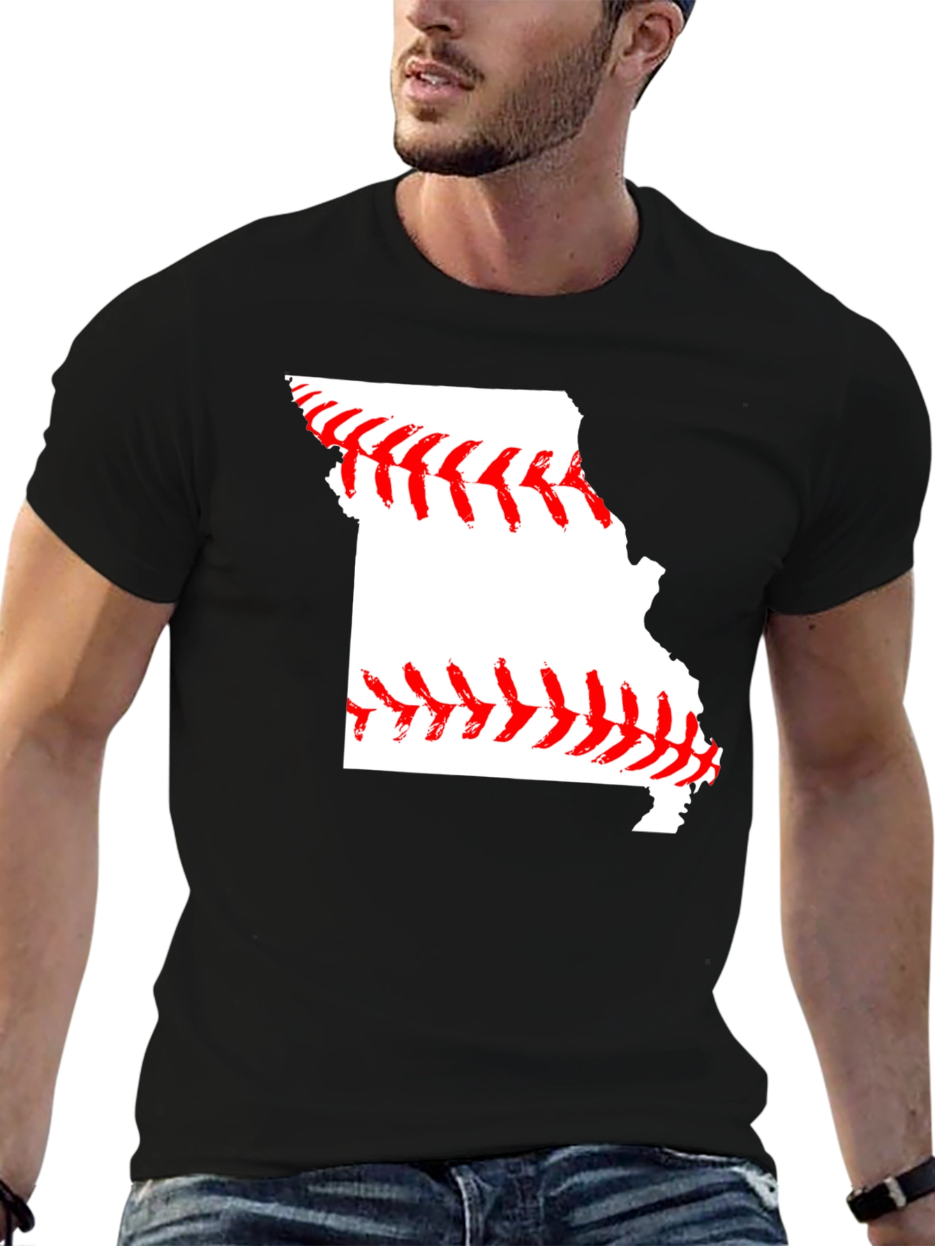 Missouri Baseball State Pride Tee