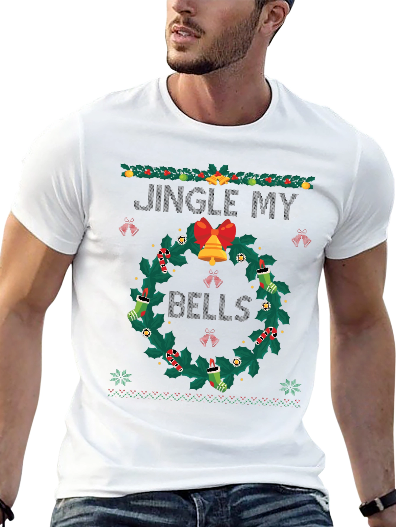 Jingle My Bells Christmas Graphic Tee