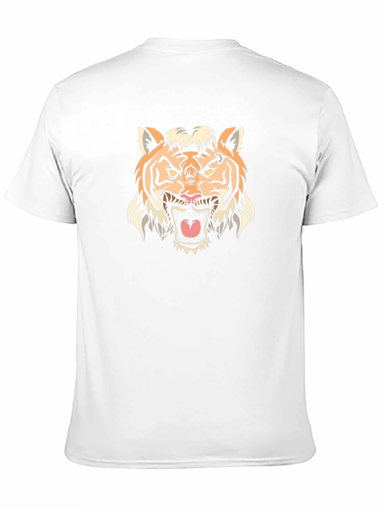Tiger King Graphic Tee - Black Cotton Blend