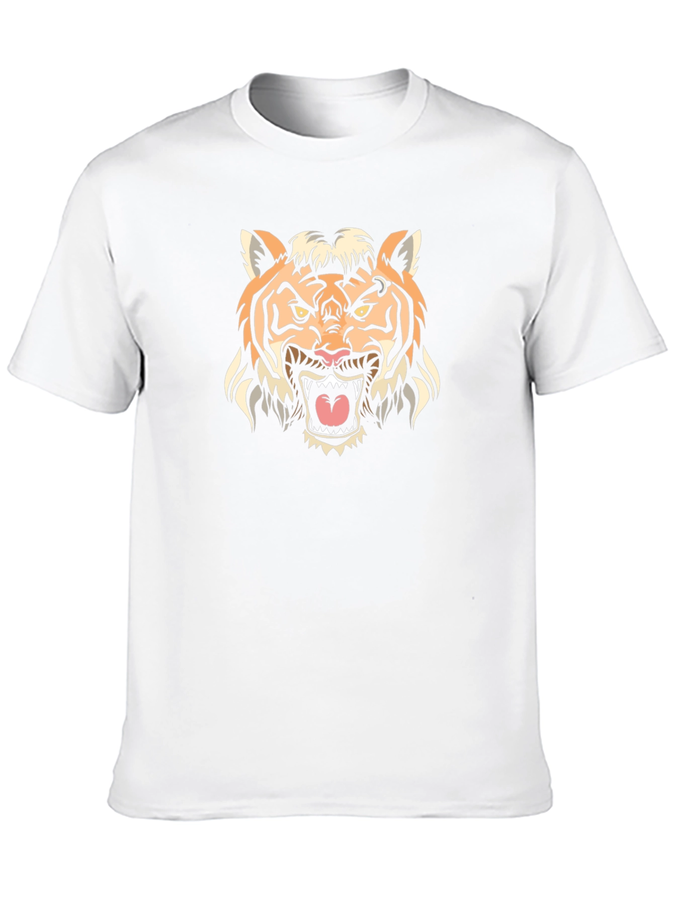 Tiger King Graphic Tee - Black Cotton Blend