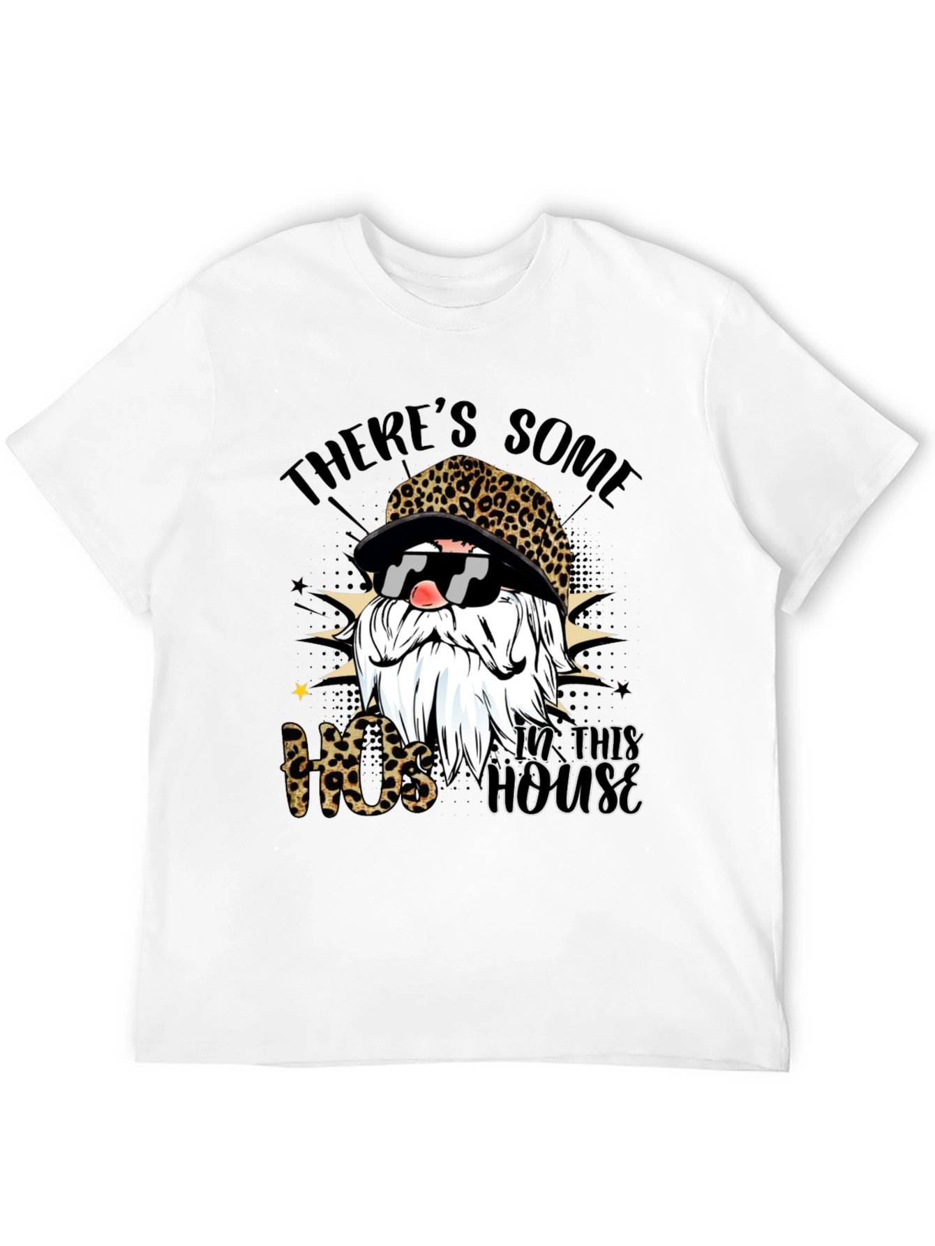 Leopard Gnome T-Shirt - Hos in this house