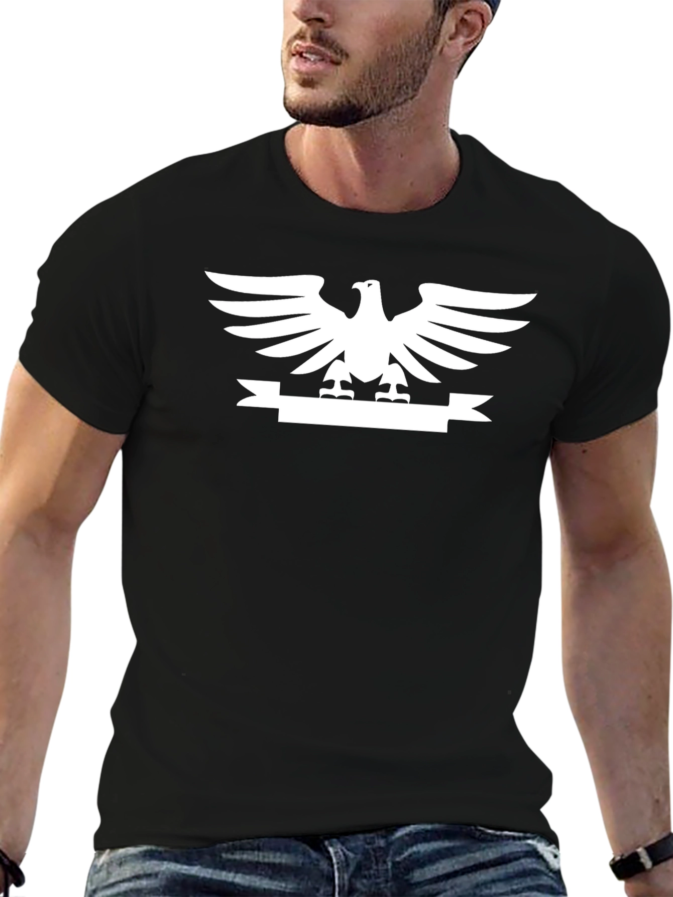 Eagle Crest Graphic Tee - Black