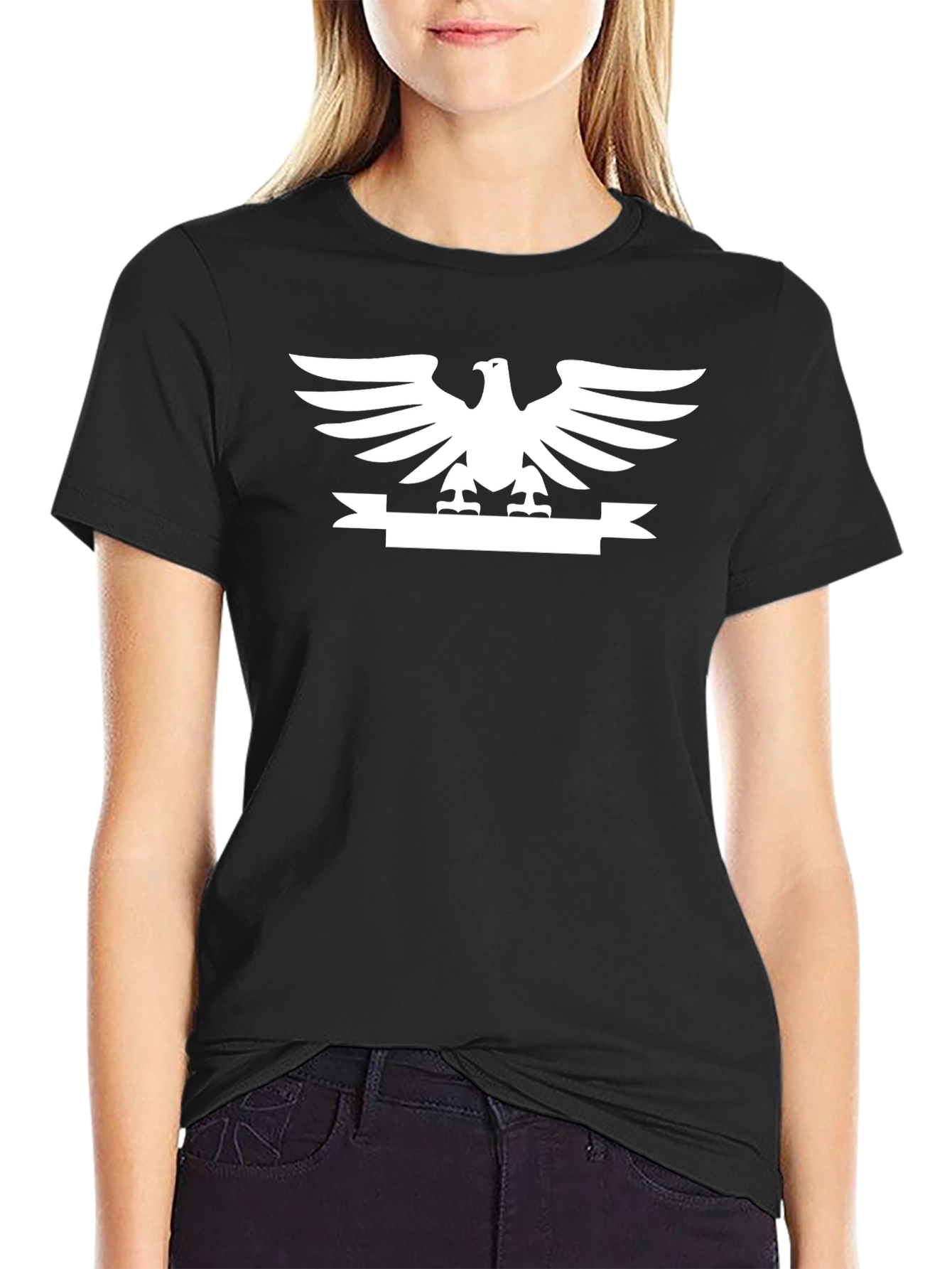 Eagle Crest Graphic Tee - Black