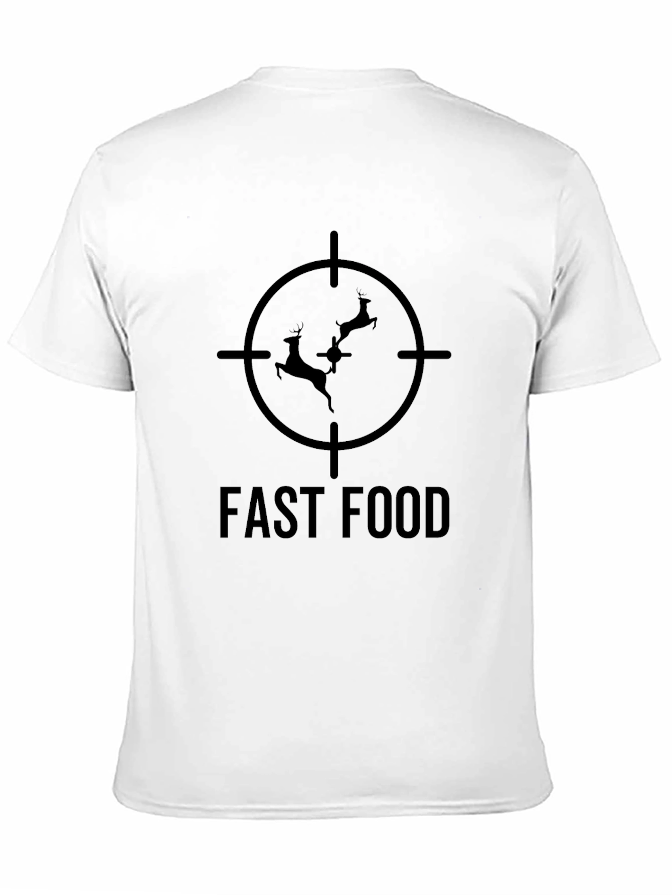 Fast Food Deer Target T-Shirt Hunting Tee