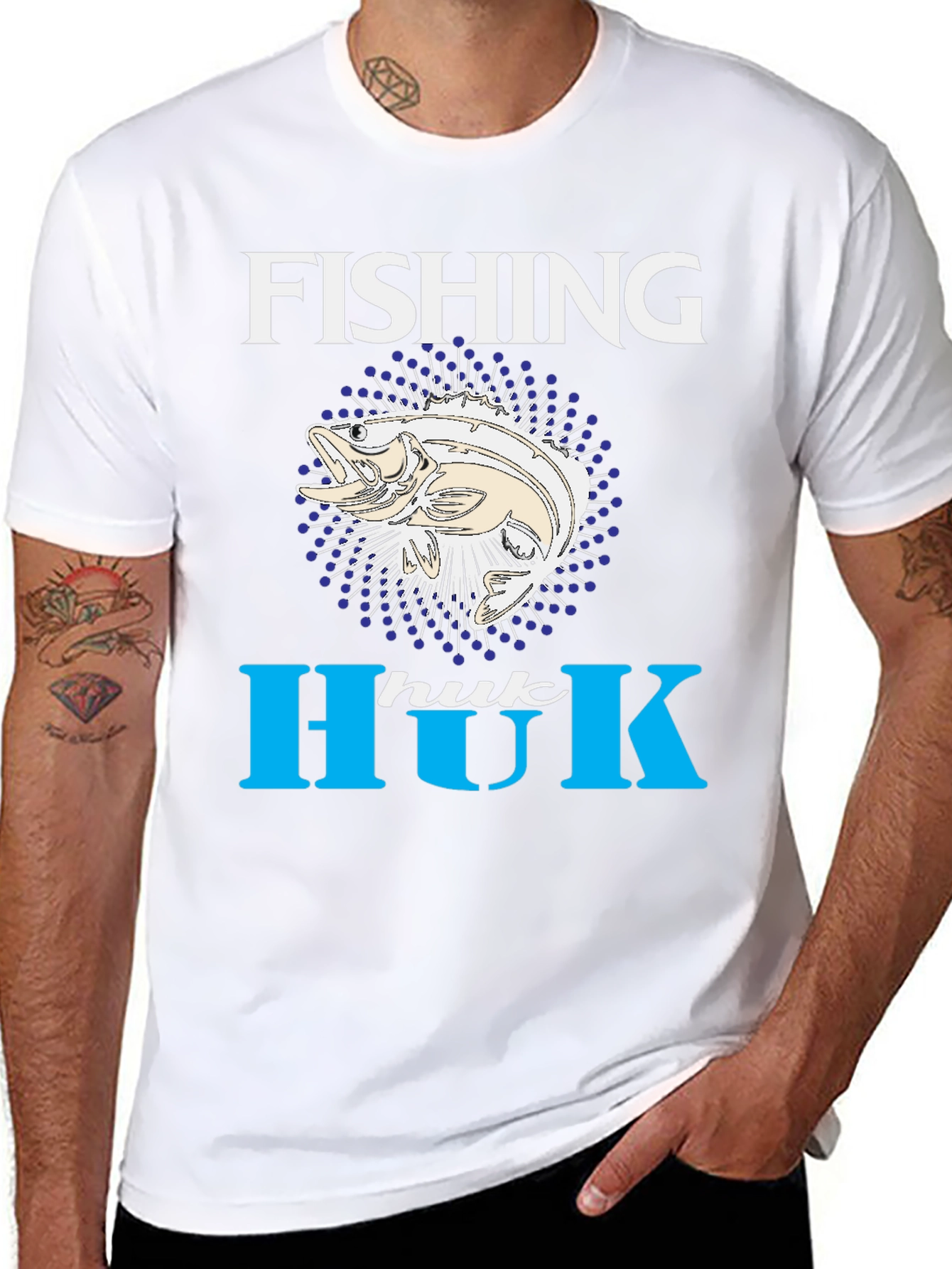 Fishing Huk Graphic T-Shirt
