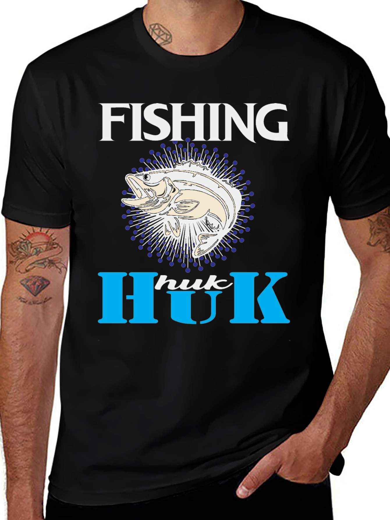 Fishing Huk Graphic T-Shirt