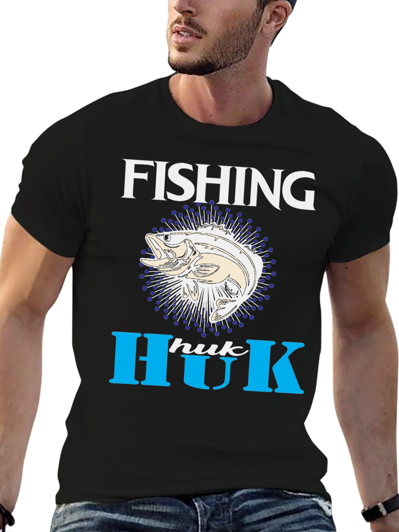 Fishing Huk Graphic T-Shirt