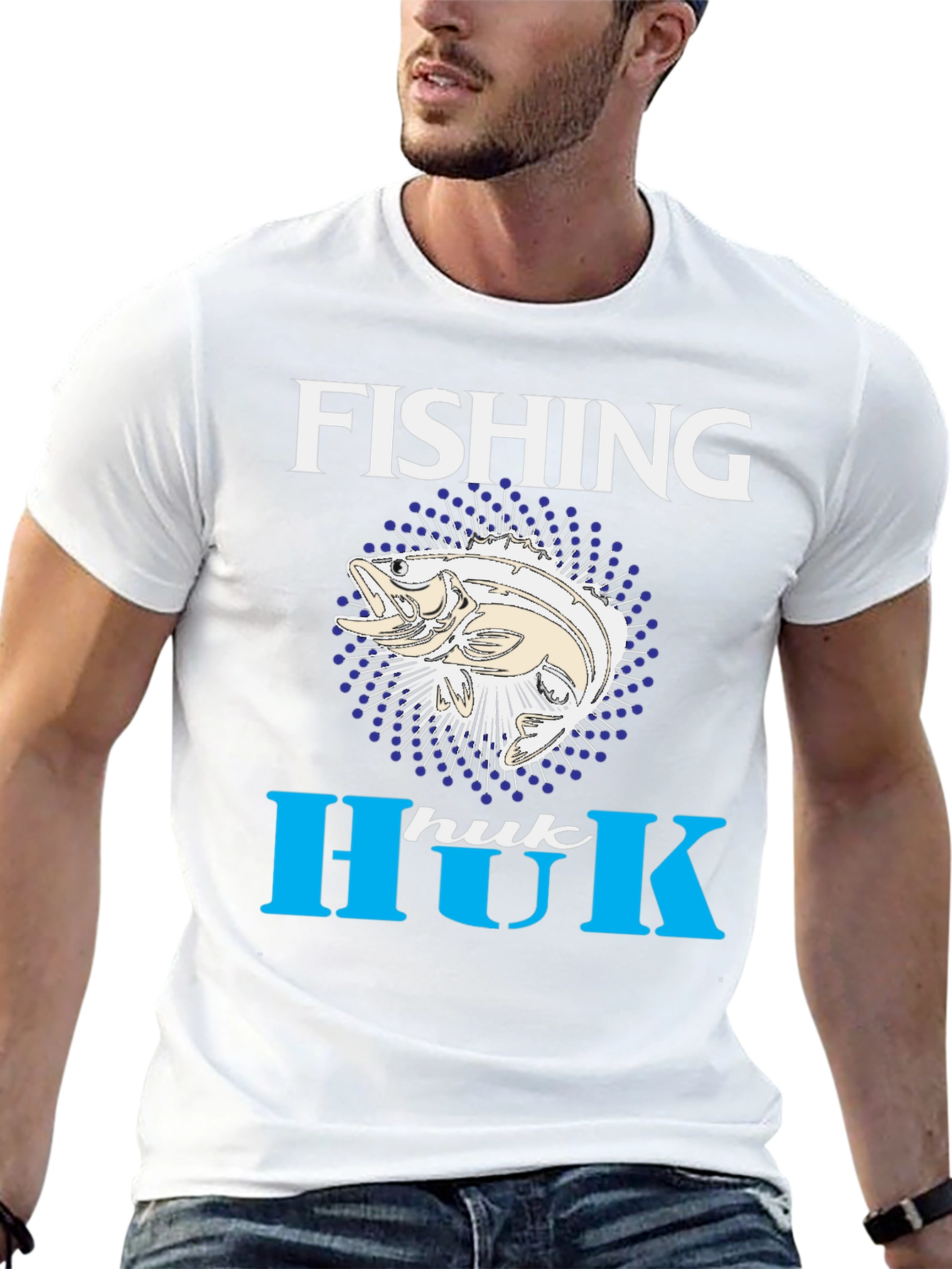 Fishing Huk Graphic T-Shirt